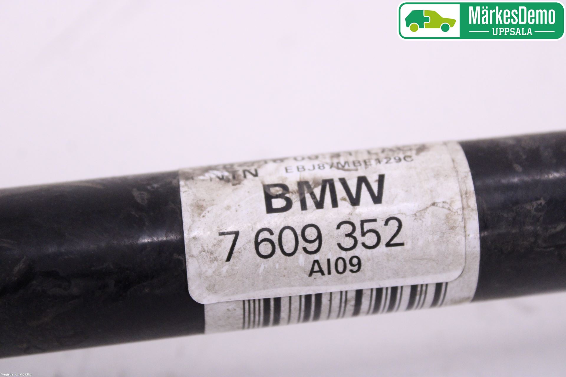 BMW 3 F30/F31/F80 12-19 Drivaksel Bak Kompl Høyre