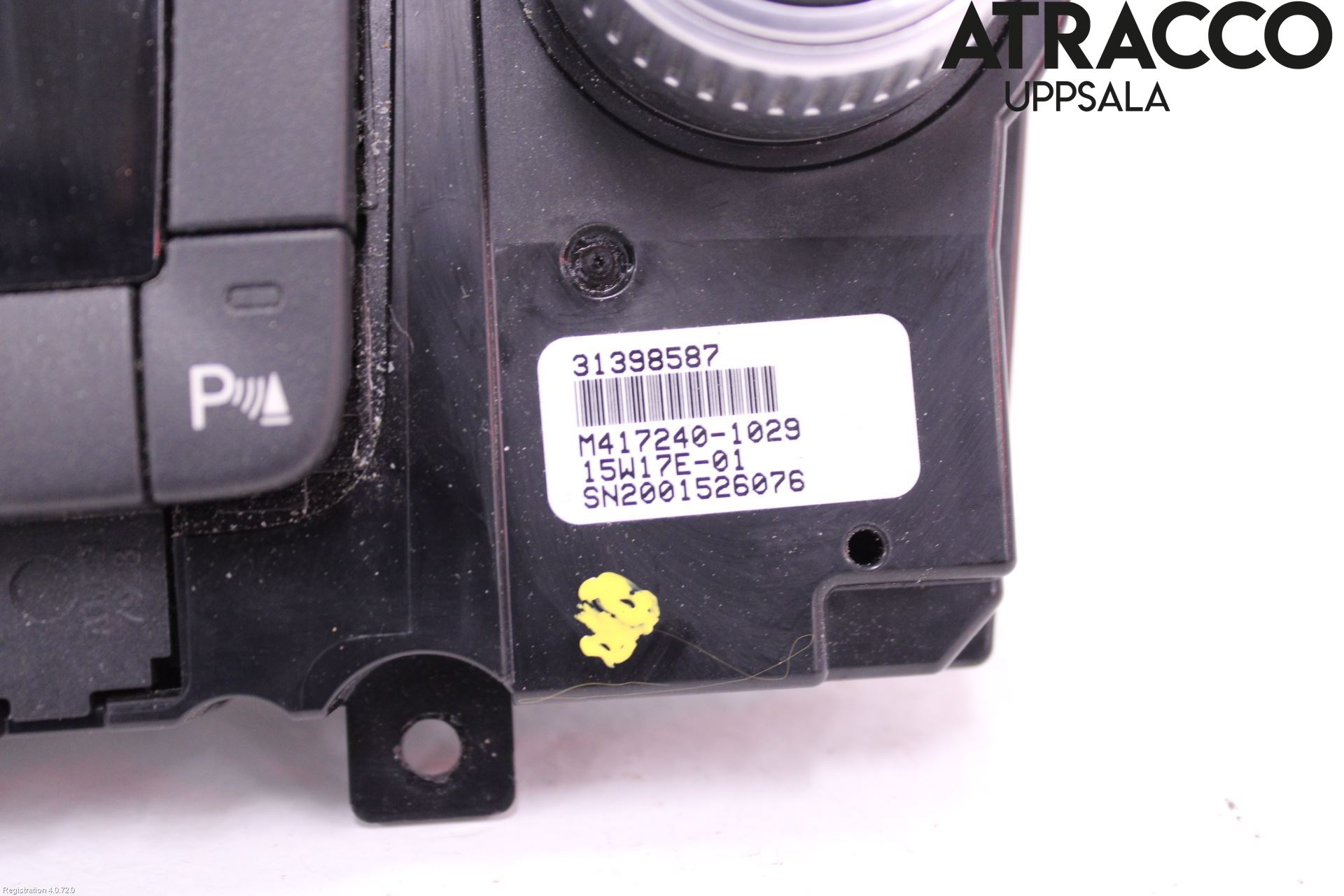 Volvo V60 14-18 Varme Ac Betjening-Display