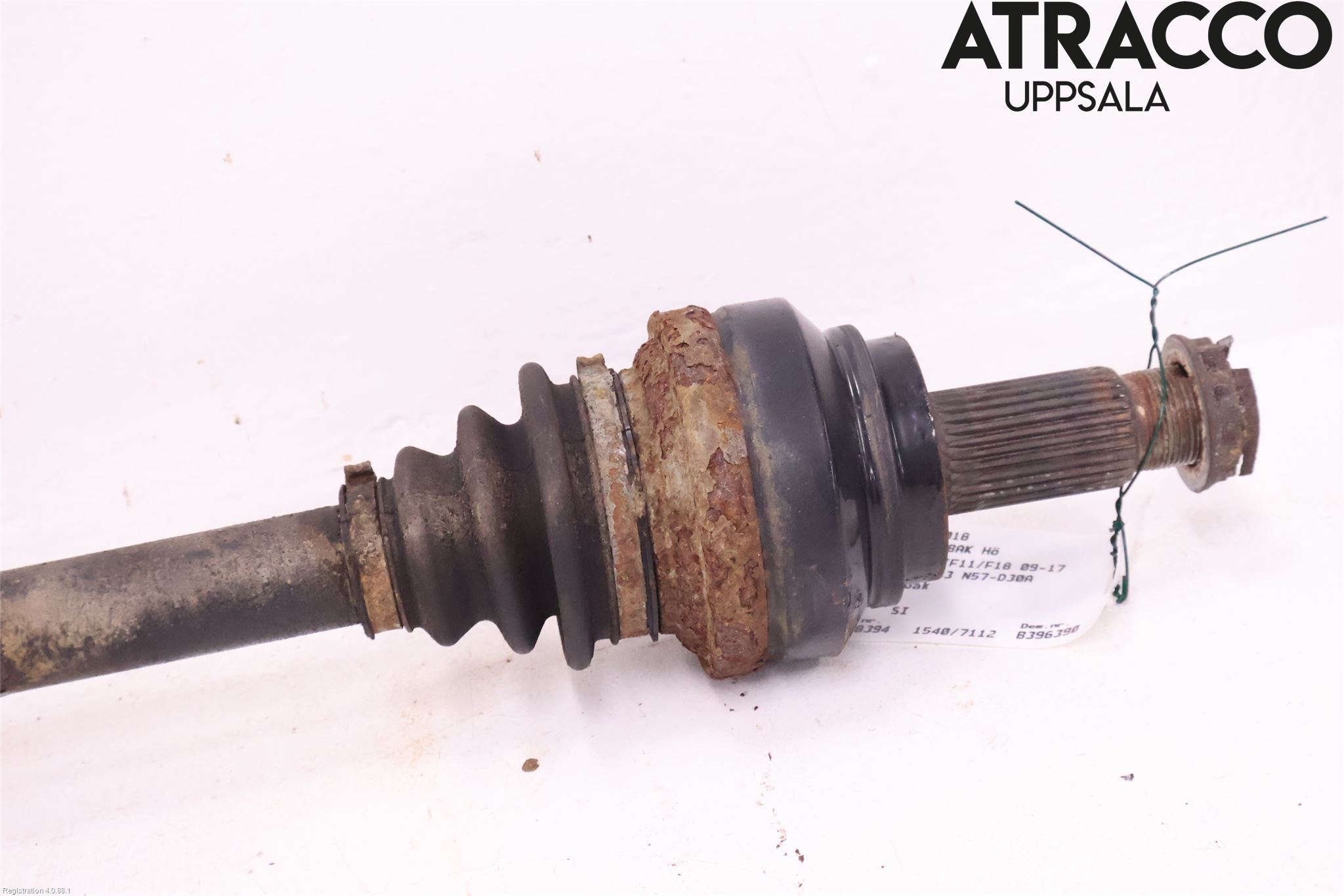 BMW 5 F10/F11/F18 09-17 Drivaksel Bak Kompl Høyre