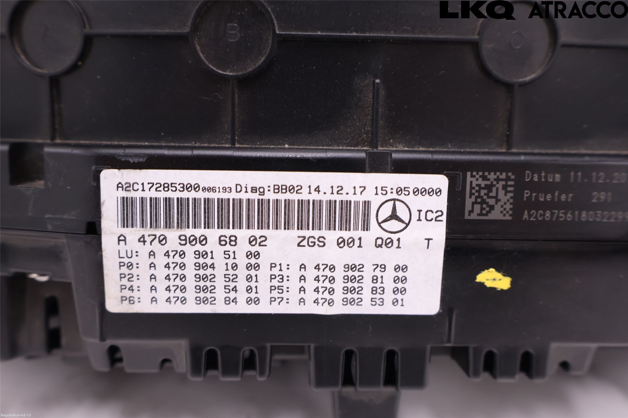 Mercedes-Benz MB X-KLASS (BR 470) 18-20 Instr Kombinert