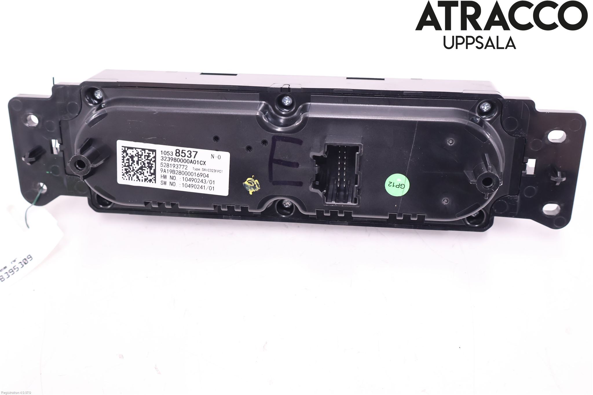 MG ZS EV 20- Varme Ac Betjening-Display