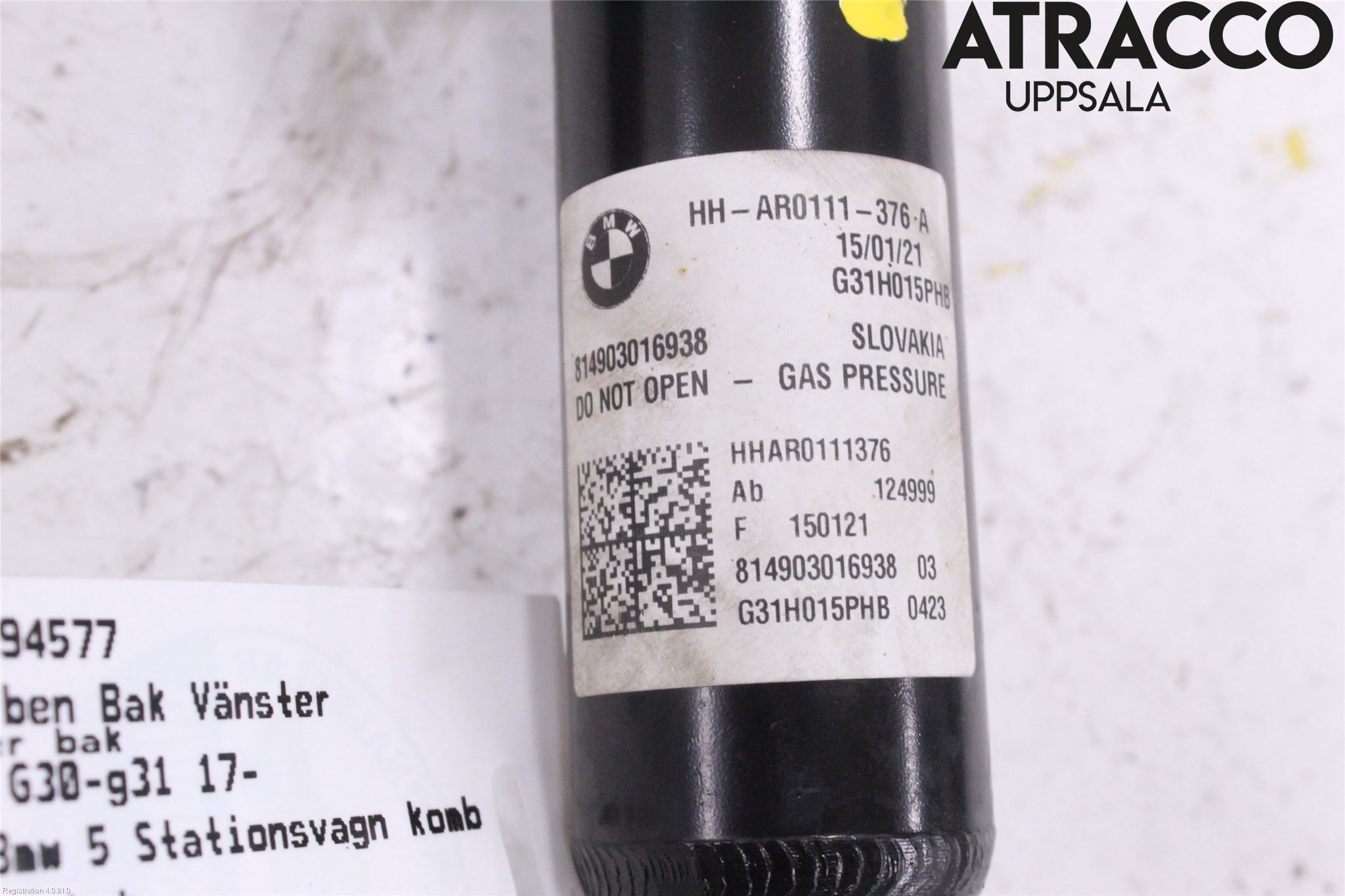 BMW 5 G30/G31/F90 17-23 Fjærbein Bak Venstre