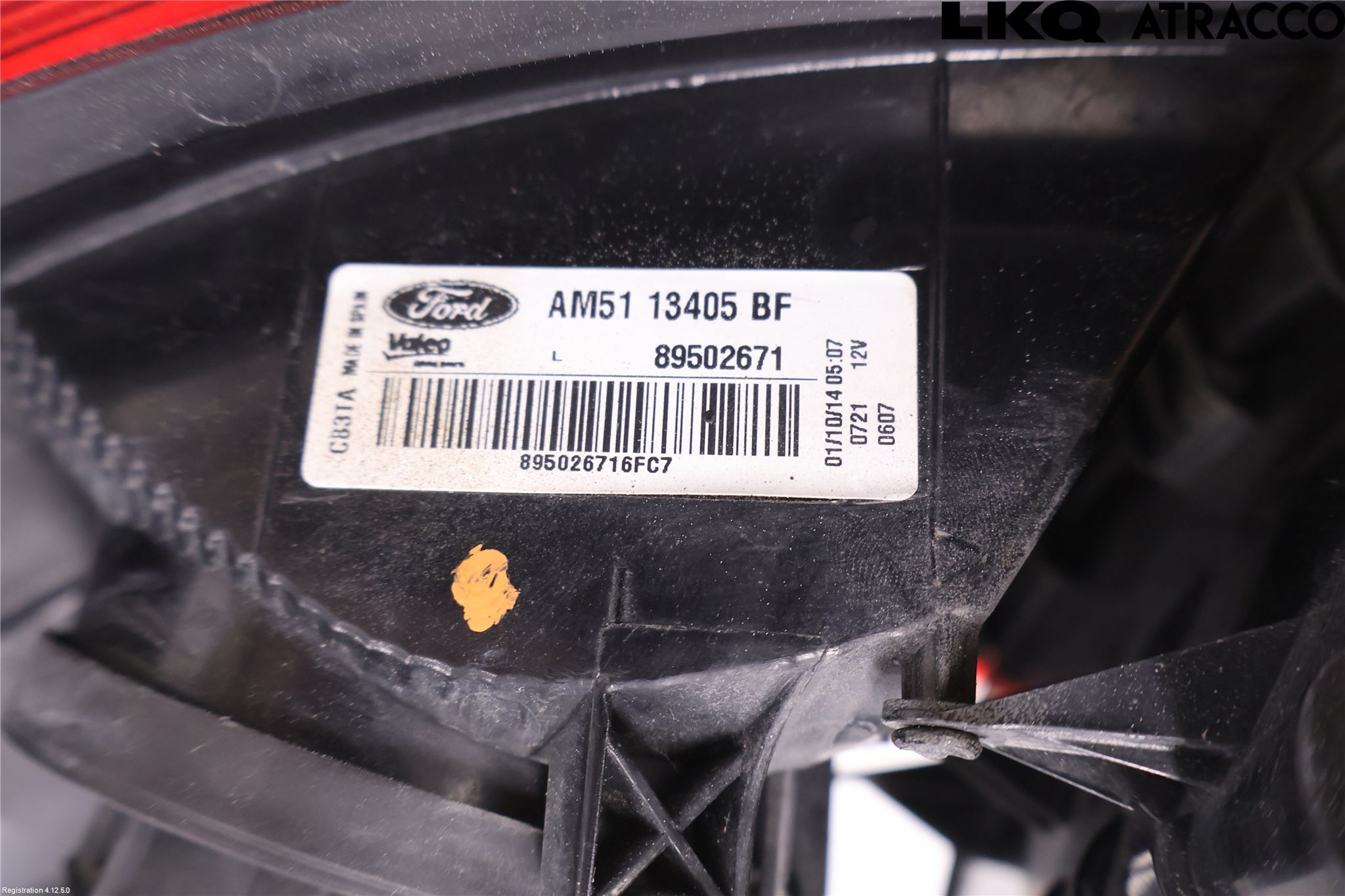 Ford C-MAX II  11-14 Baklykt Venstre