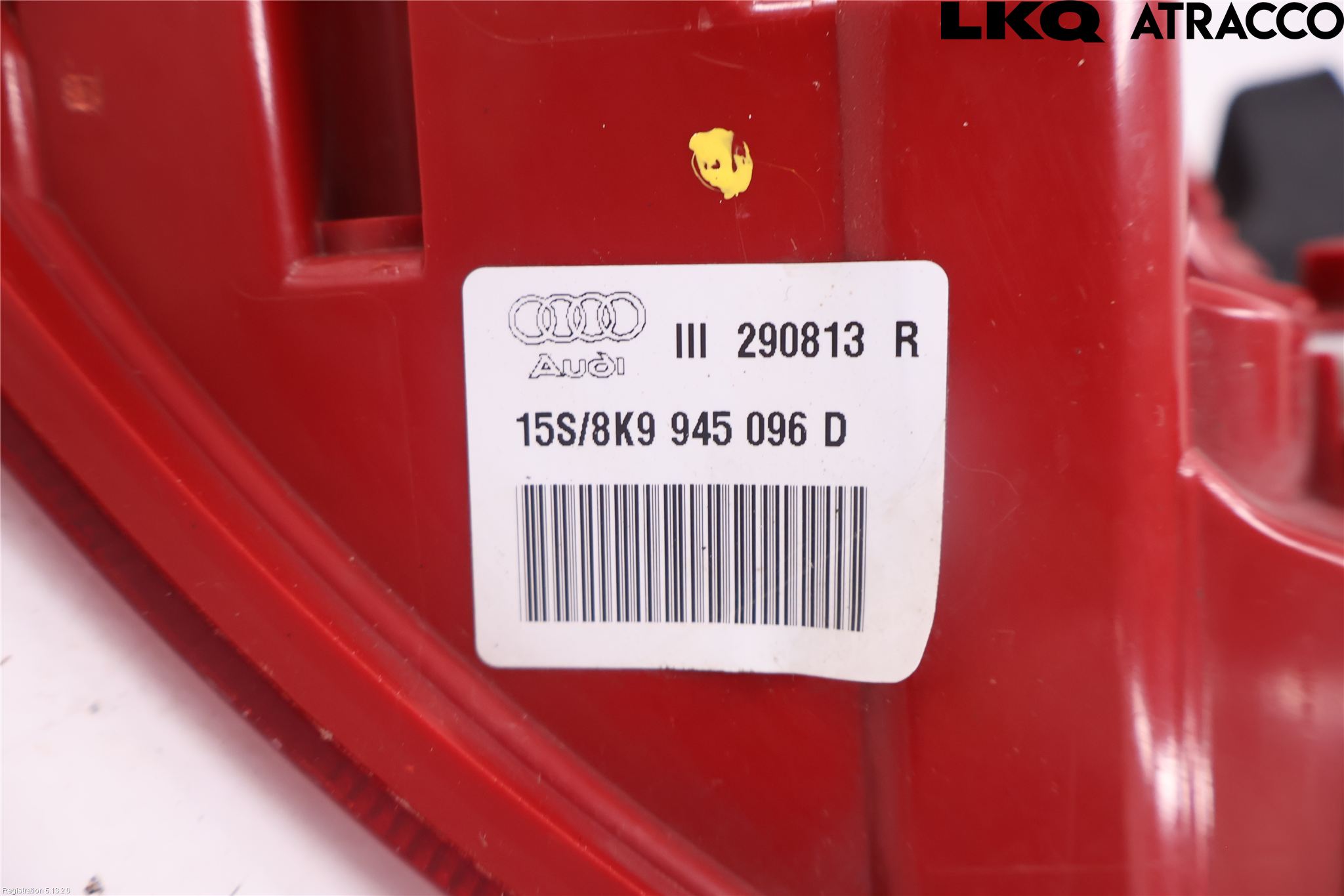 Audi A4 12-15 Baklykt Høyre