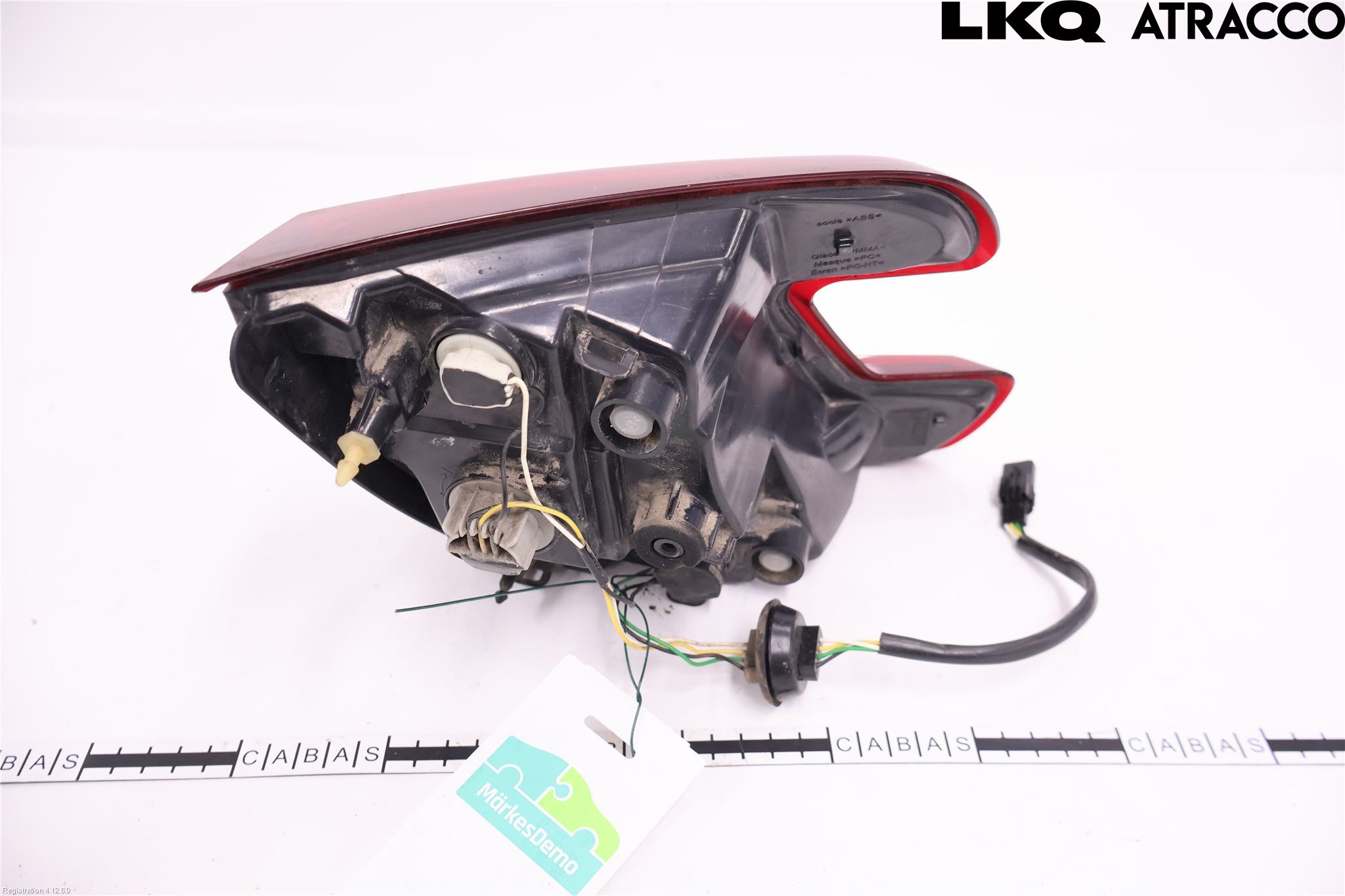 Renault MEGANE III 09-15 Baklykt Høyre  På Luke(Indre)