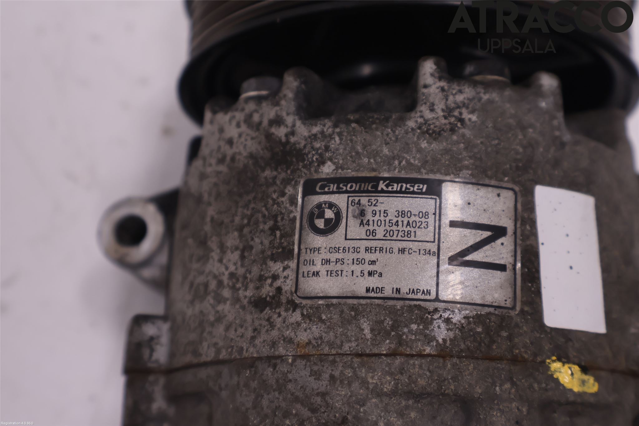 BMW 3 E90/91 SED/TOU 05-12 Varme Ac Kompressor