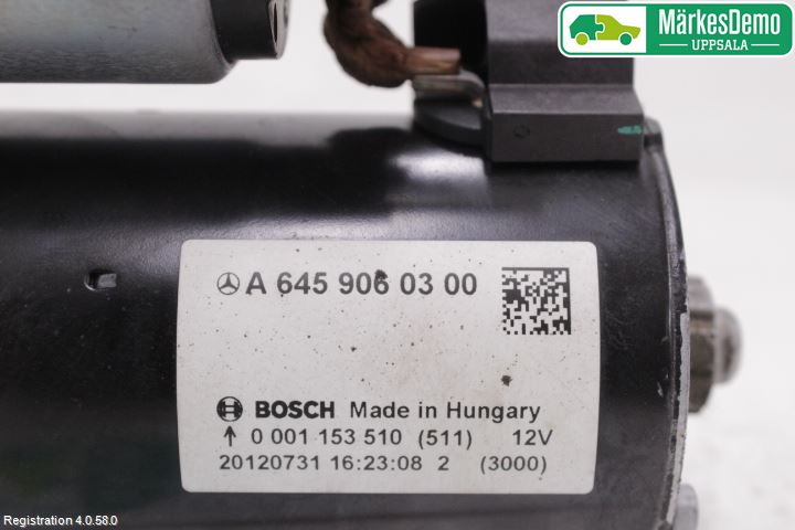 Mercedes-Benz MB B-KLASS (W246/W242) 12-19 Startmotor Diesel