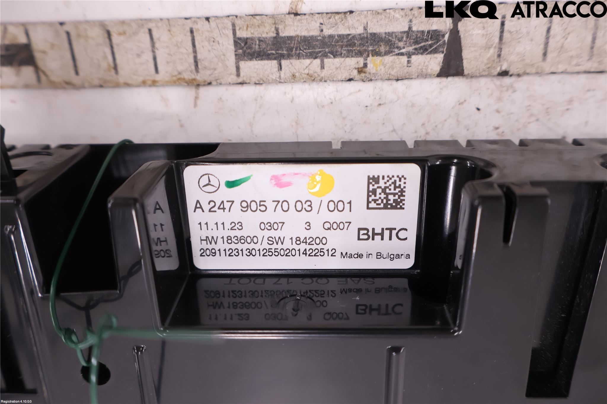 Mercedes-Benz MB EQB (X243) 22- Varme Ac Betjening-Display
