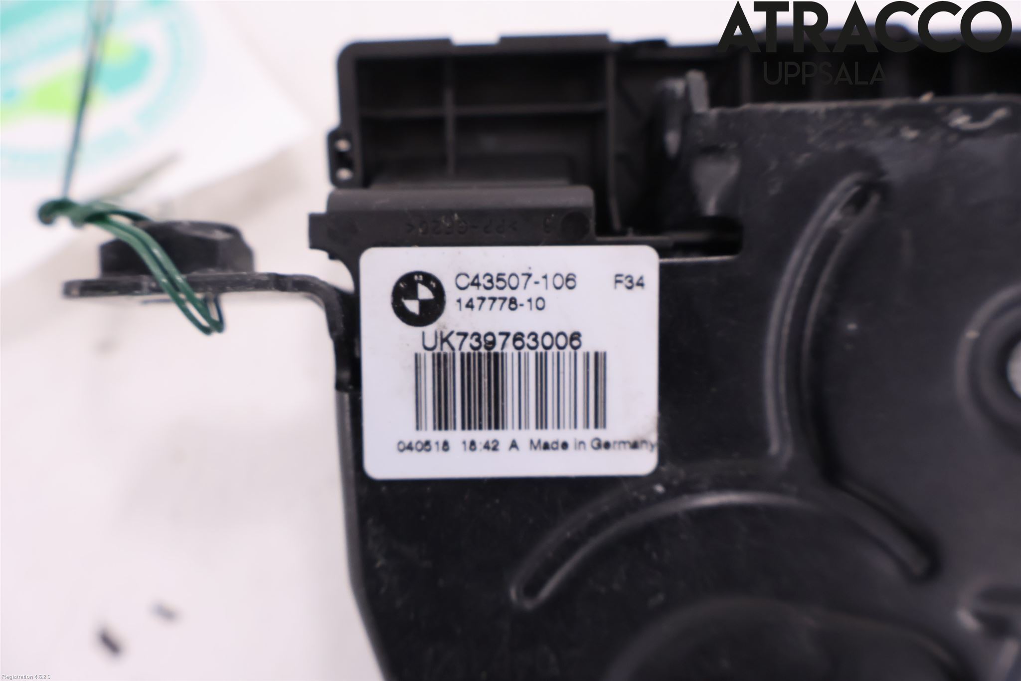 BMW 3 GT F34 13-19 Bakluke-Lokk Låsekasse