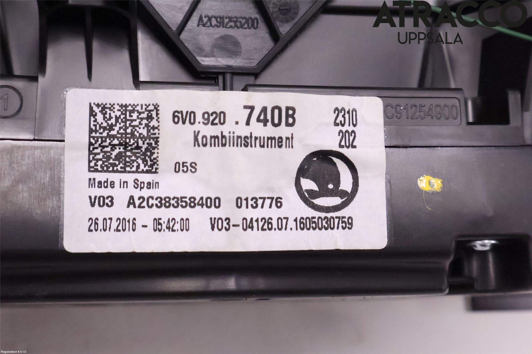 Skoda FABIA 15-21 Instr Speedometer
