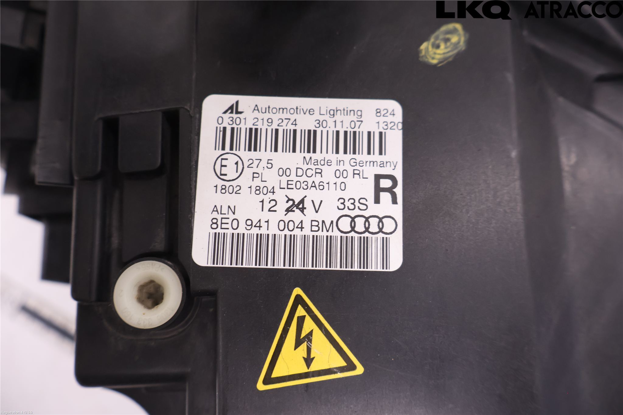 Audi A4/S4 05-07 Frontlykt Høyre