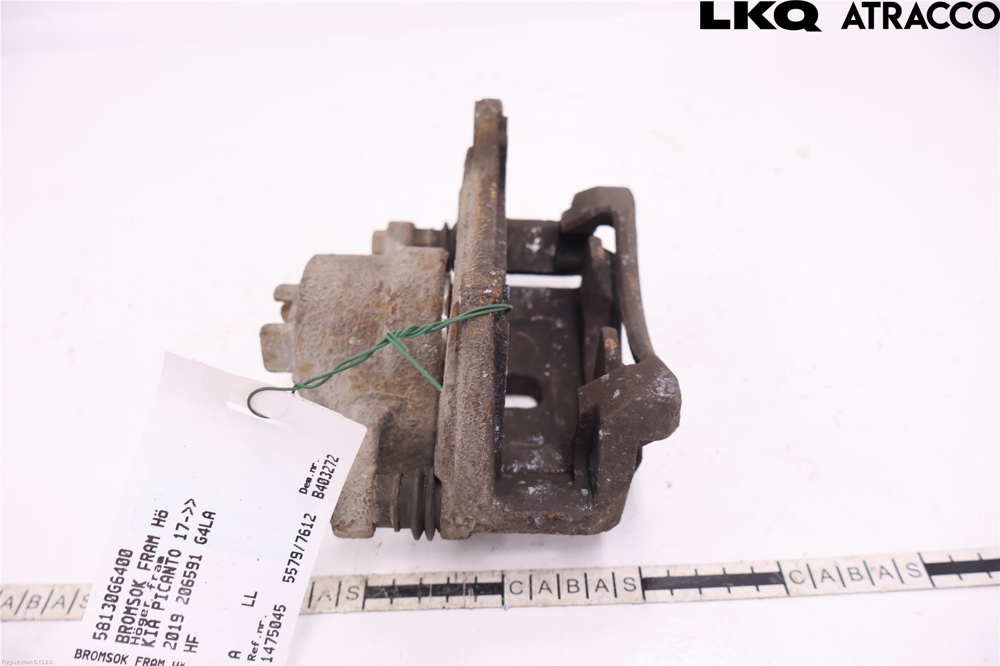 Kia PICANTO 17- Bremsecaliper Foran Høyre