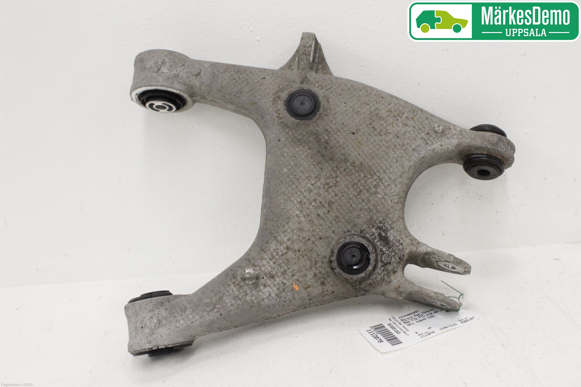 BMW 5 F10/F11/F18 09-17 Bærearm Bak Venstre