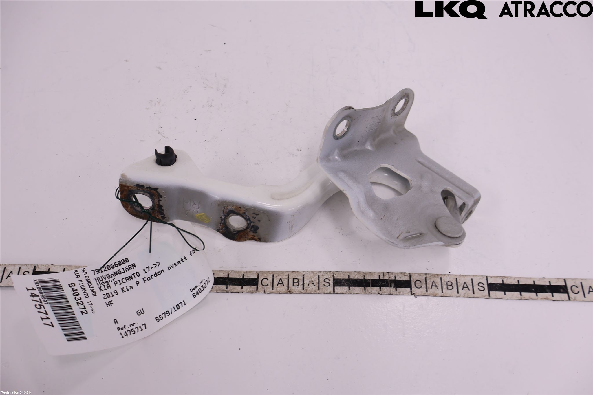 Kia PICANTO 17- Panser Hengsel - Hengsler