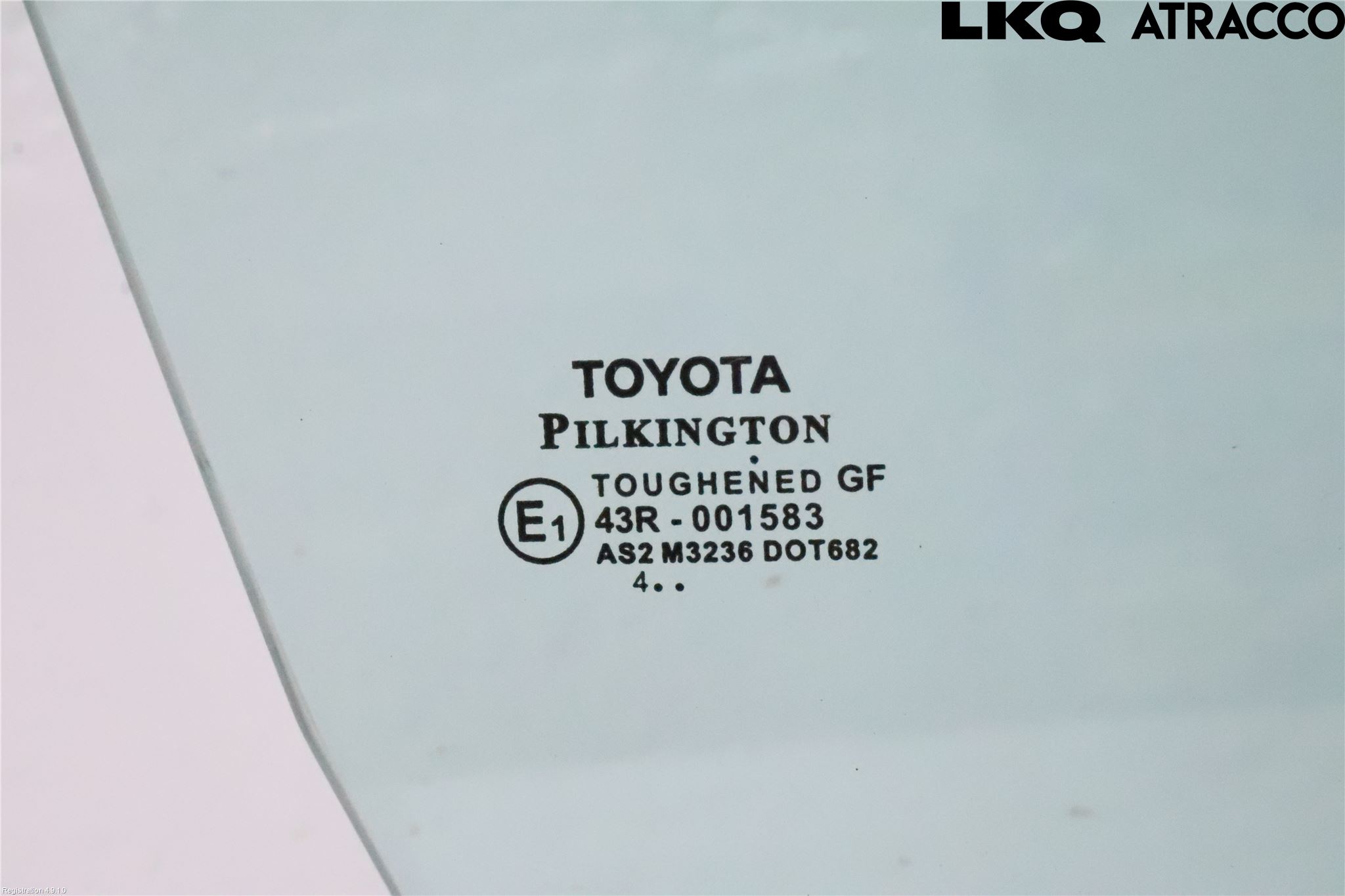 Toyota YARIS XP130 15-20 Dørrute Foran Høyre 4 Dørs