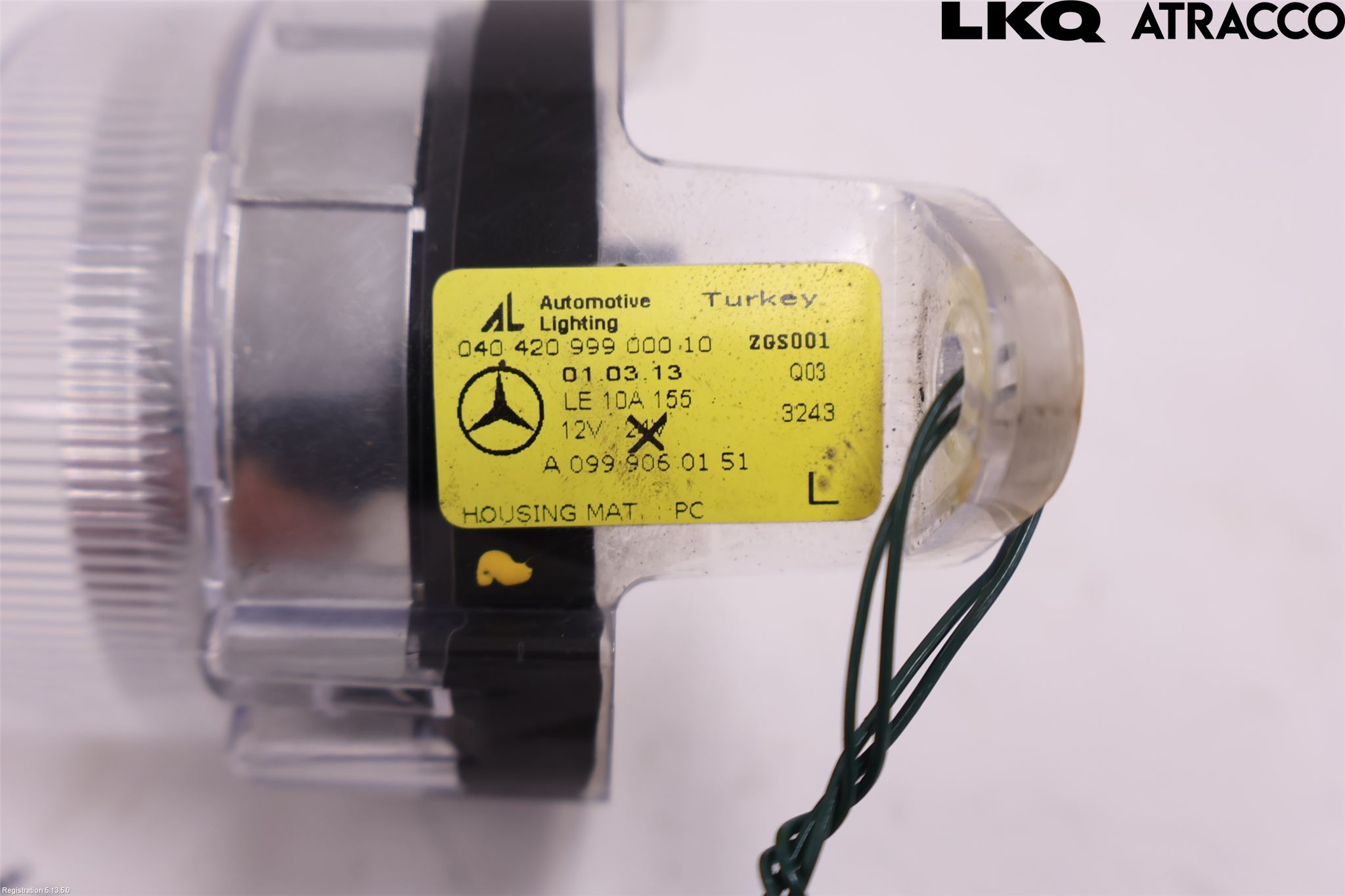 Mercedes-Benz MB B-KLASS (W246/W242) 12-19 Frontlykt-Kurve-Tåkelys