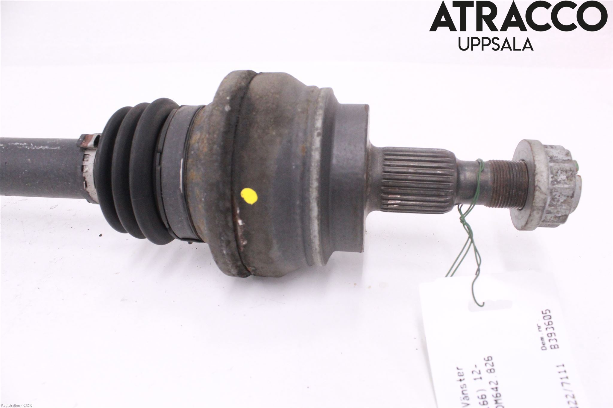 Mercedes-Benz MB ML/GLE-KLASS (W166) 12-18 Drivaksel Bak Kompl Venstre