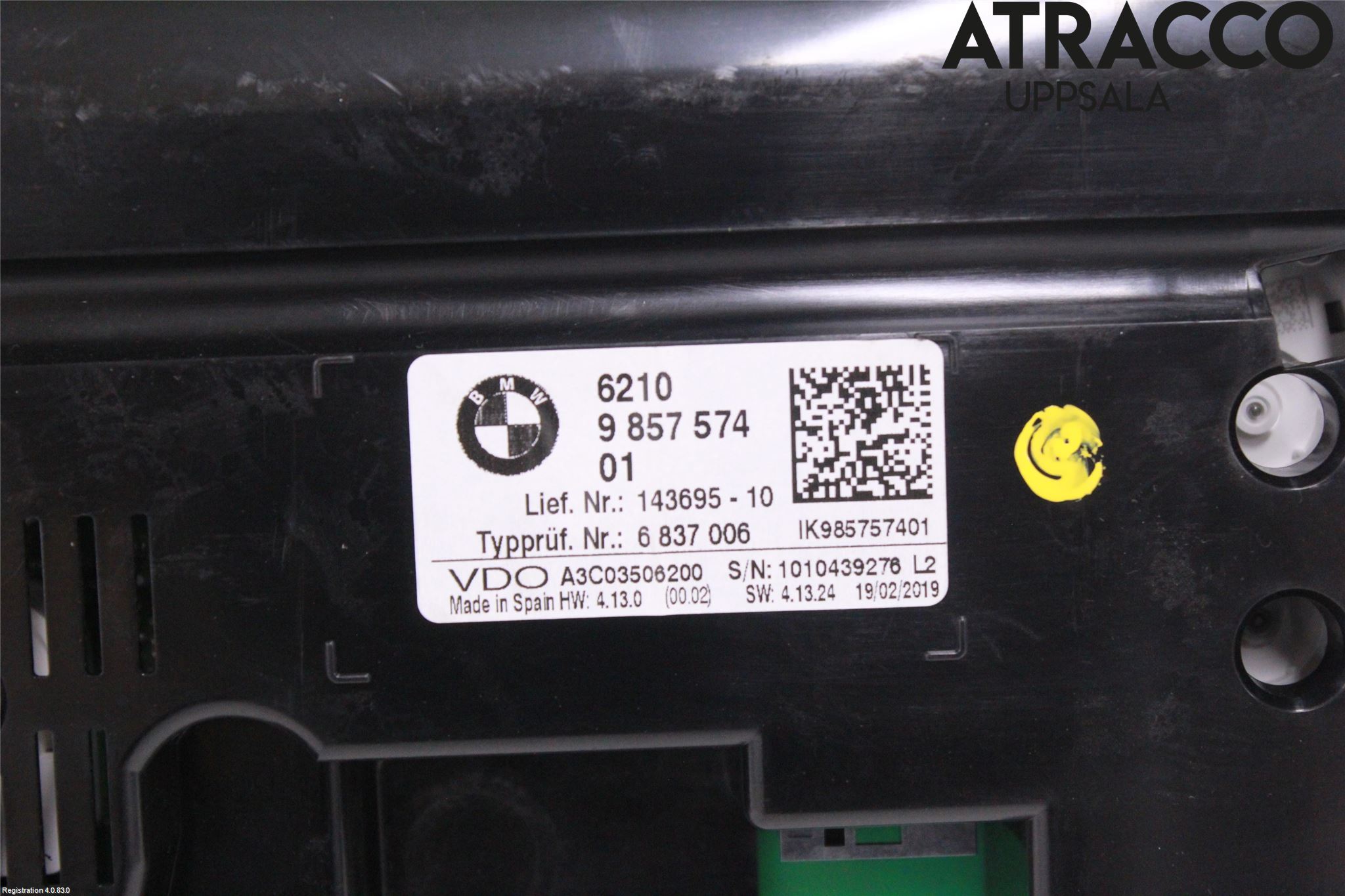 BMW 1 F20/F21 11-19 Instr Speedometer
