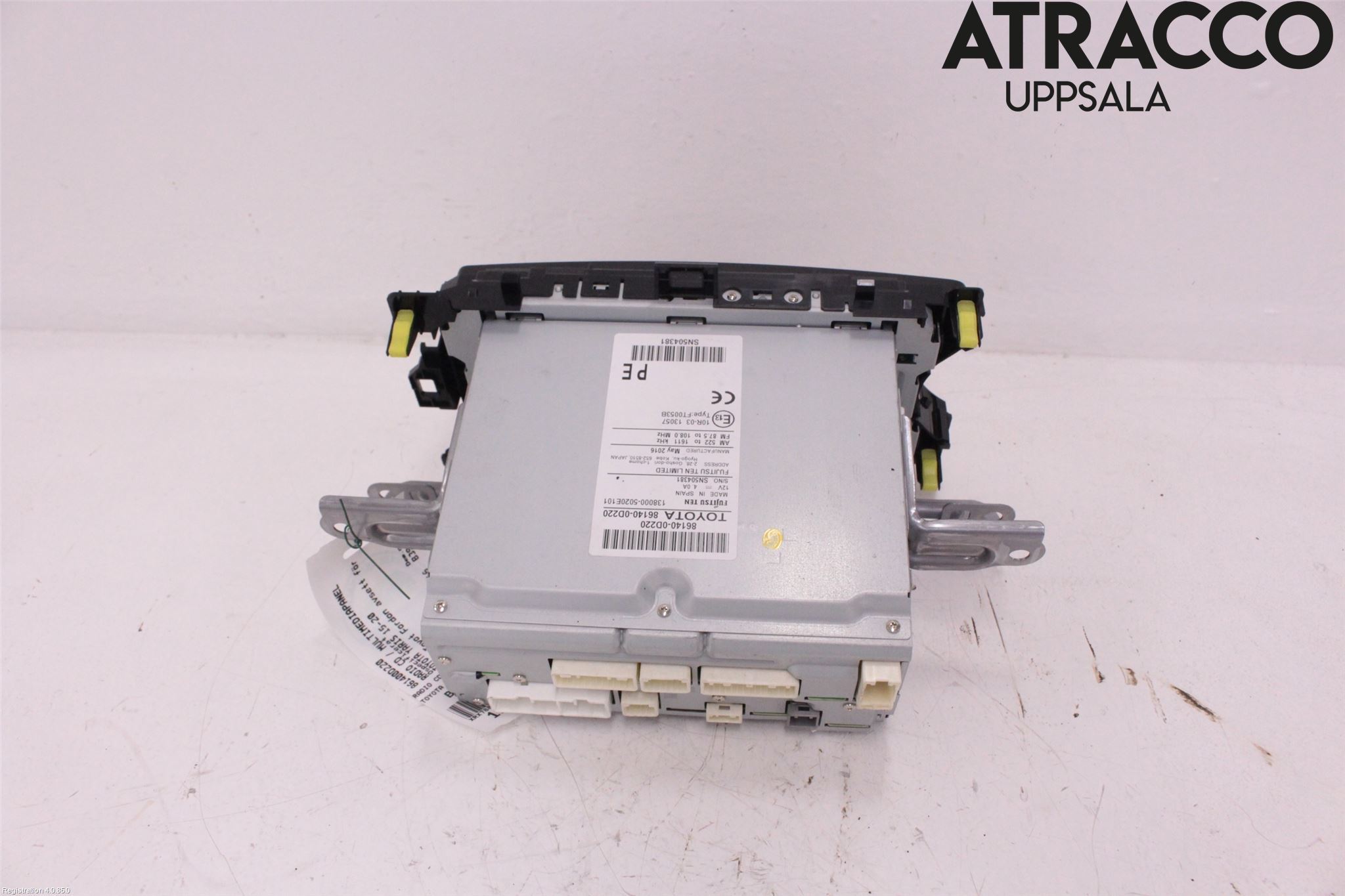 Toyota YARIS XP130 15-20 Stereo Radio Med Cd