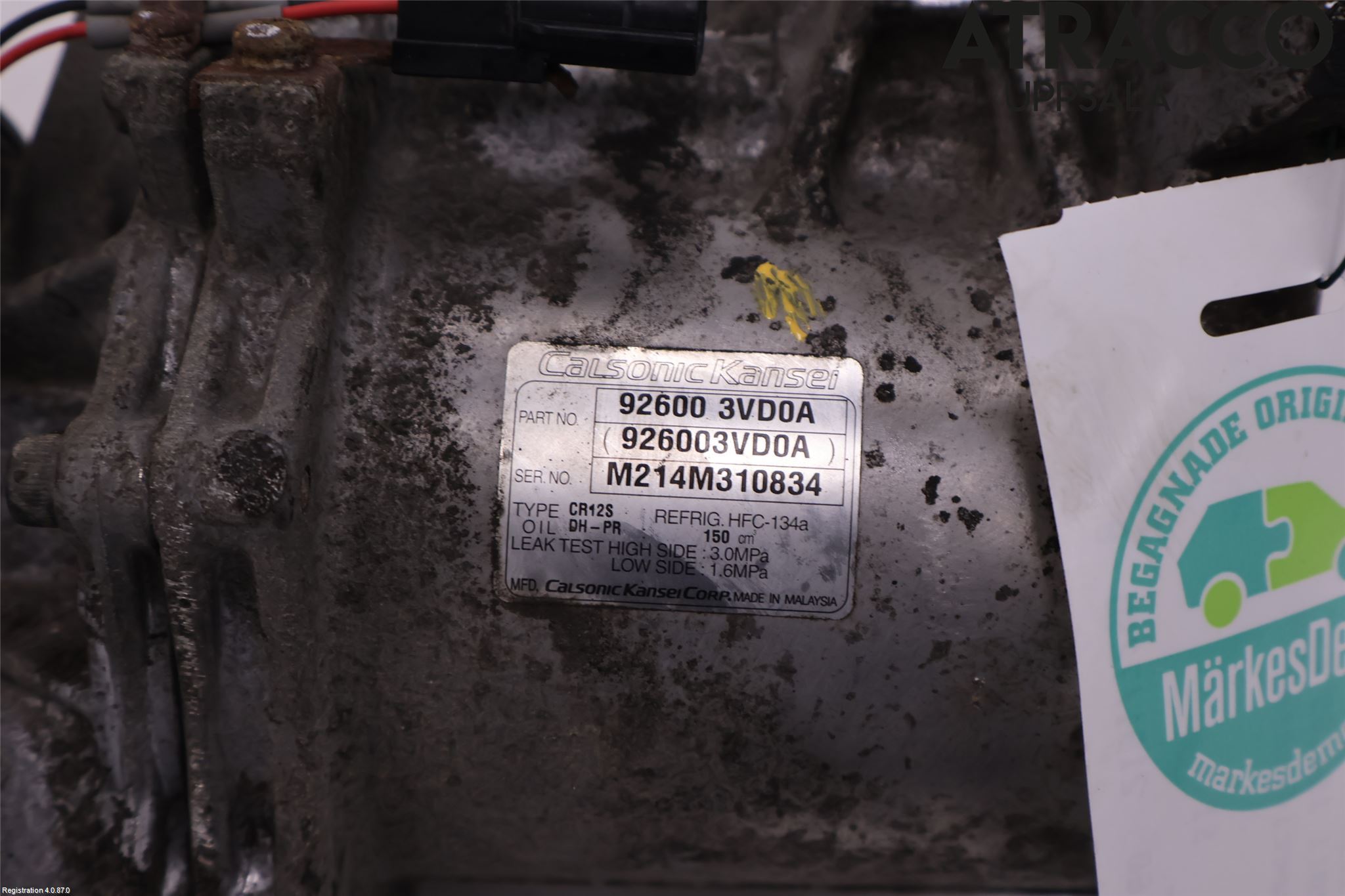 Nissan NV200/NV200 COMBI Varme Ac Kompressor