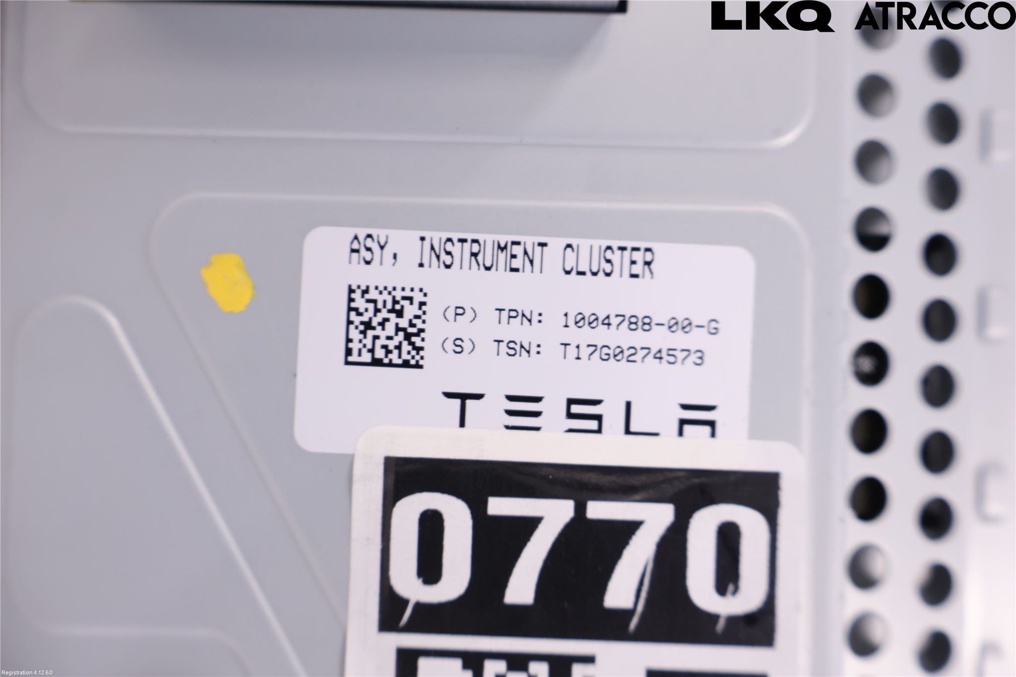 Tesla MODEL X 16- Instr Kombinert