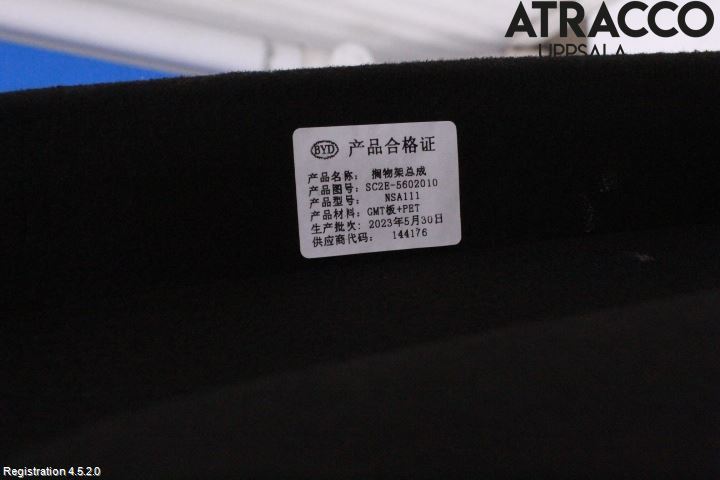 BYD ATTO 22- Innr Hattehylle