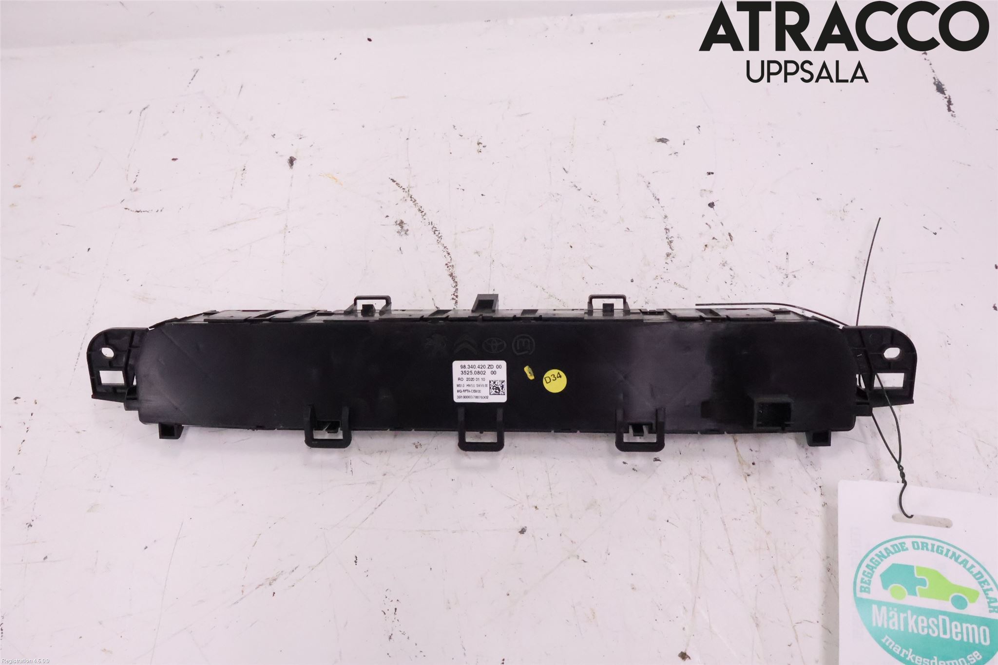 Peugeot EXPERT/E-EXPERT 17- Varme Ac Betjening-Display