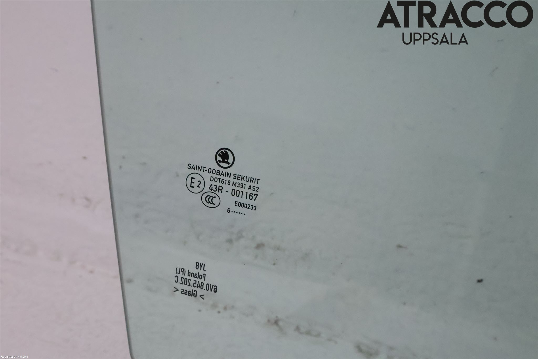 Skoda FABIA 15-21 Dørrute Foran Høyre 4 Dørs