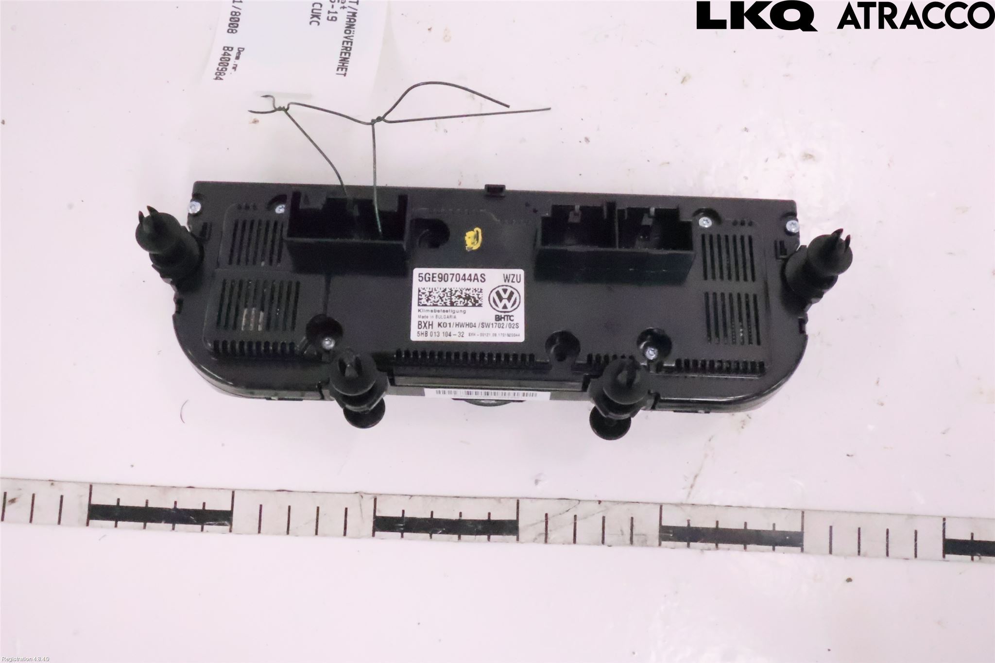 Volkswagen VW PASSAT 15-19 Varme Ac Betjening-Display