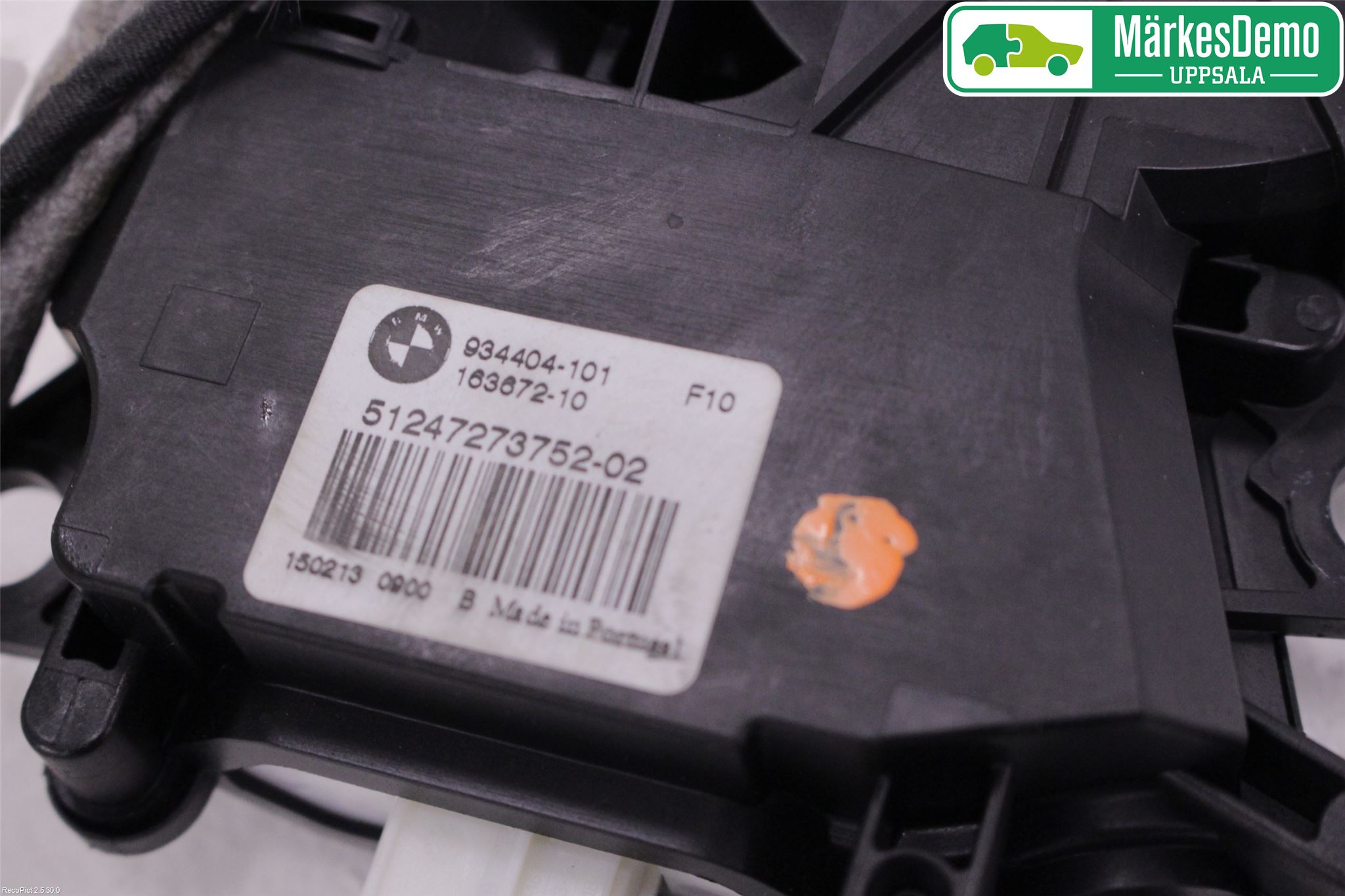 BMW 5 F10/F11/F18 09-17 Bakluke-Lokk Låsekasse