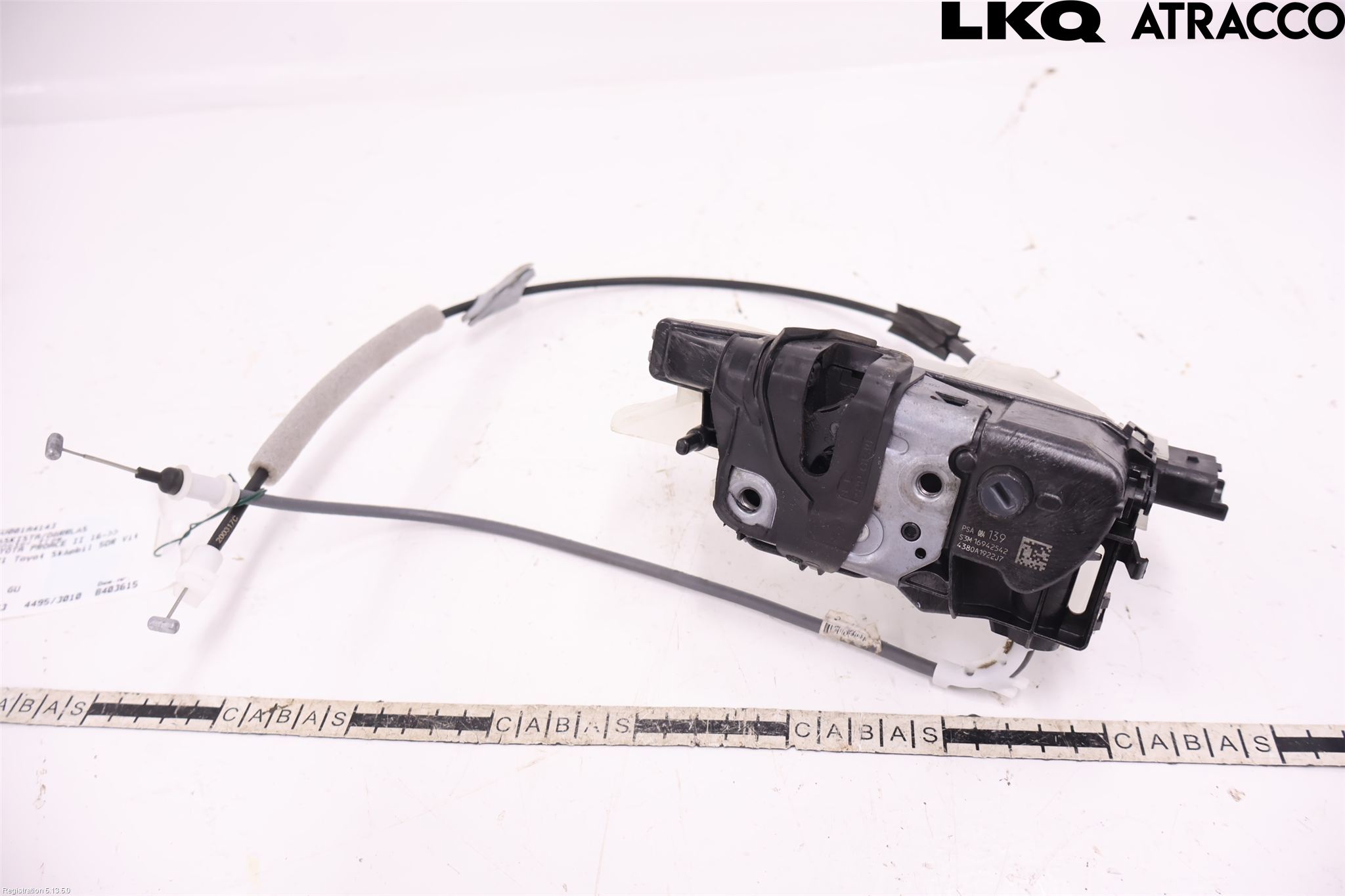 Toyota PROACE II 16- Dørlås - Låsekasse