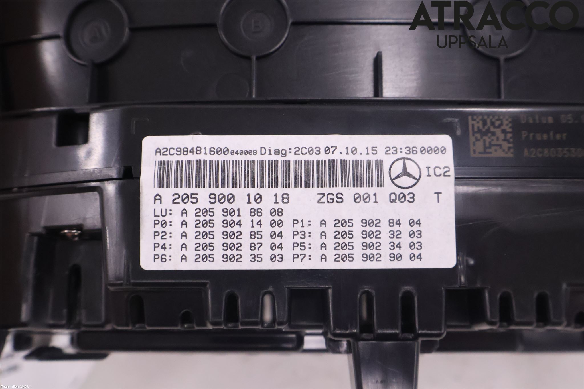 Mercedes-Benz MB C-KLASS (W205) 14-21 Instr Kombinert