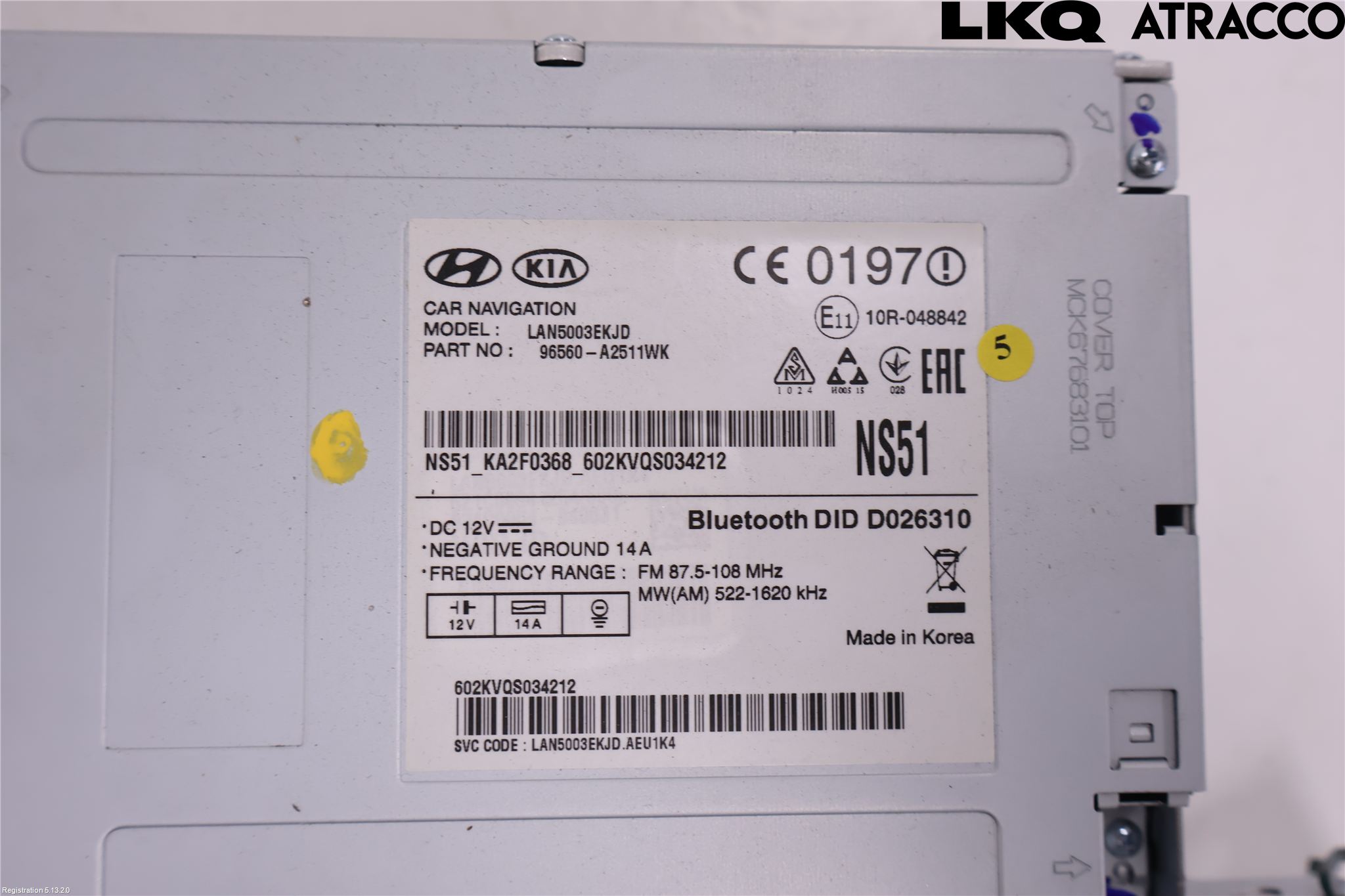 Kia CEED 12-18 Stereo Radio Med Cd