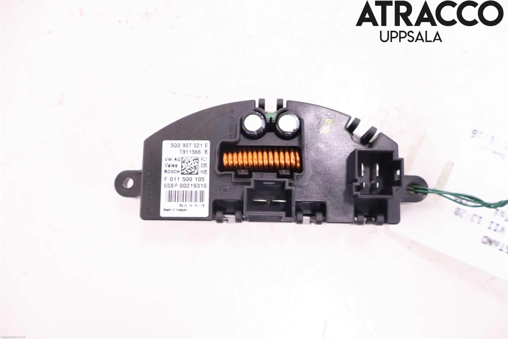 Volkswagen VW GOLF / E-GOLF VII 13-20 Varmeapparat Viftemotstand