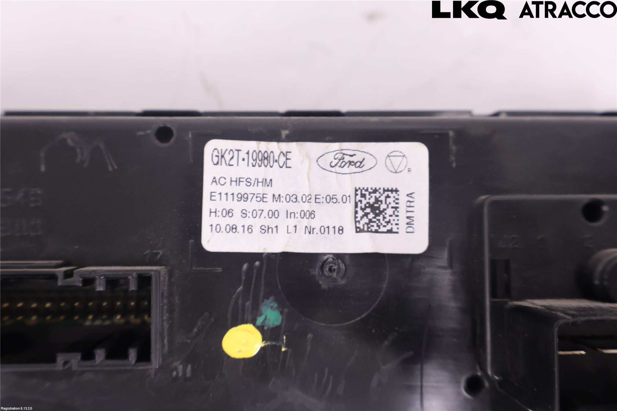 Ford TRANSIT SKÅP/BUSS 14-22 Varme Ac Betjening-Display