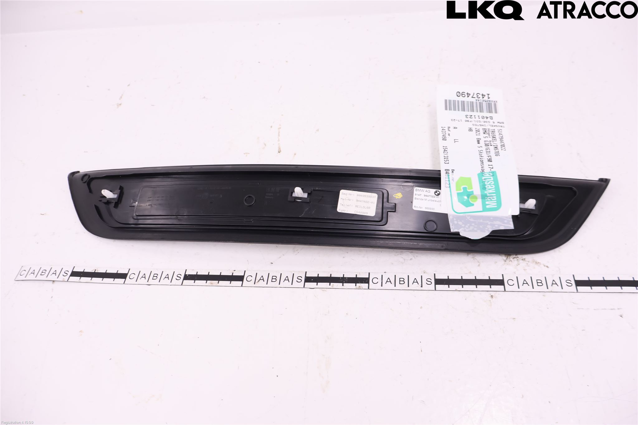 BMW 5 G30/G31/F90 17-23 Innr Terskel Innstigning