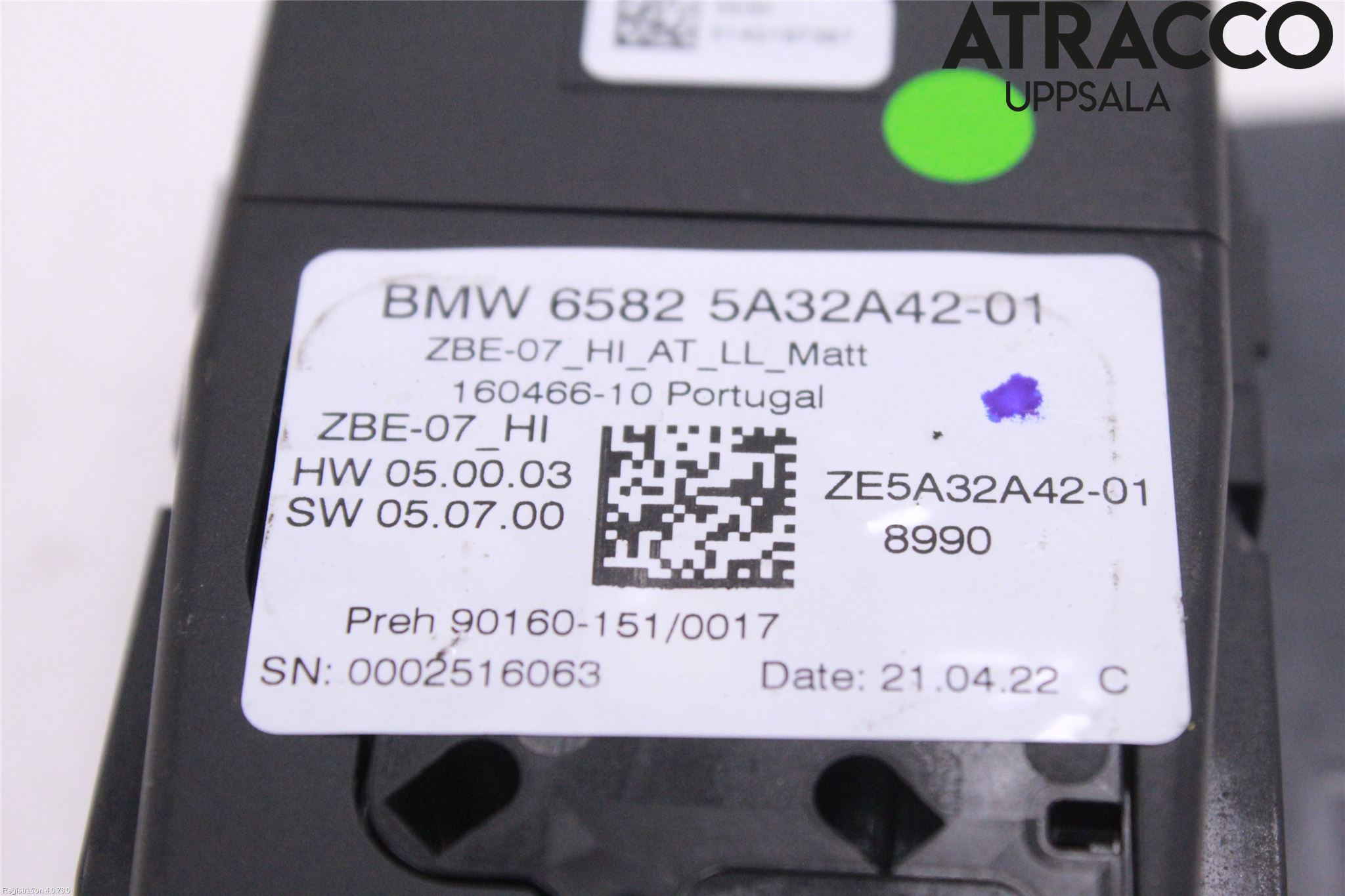 BMW 3 G20/G21/G80/G81 19- Bryter Multifunksjon