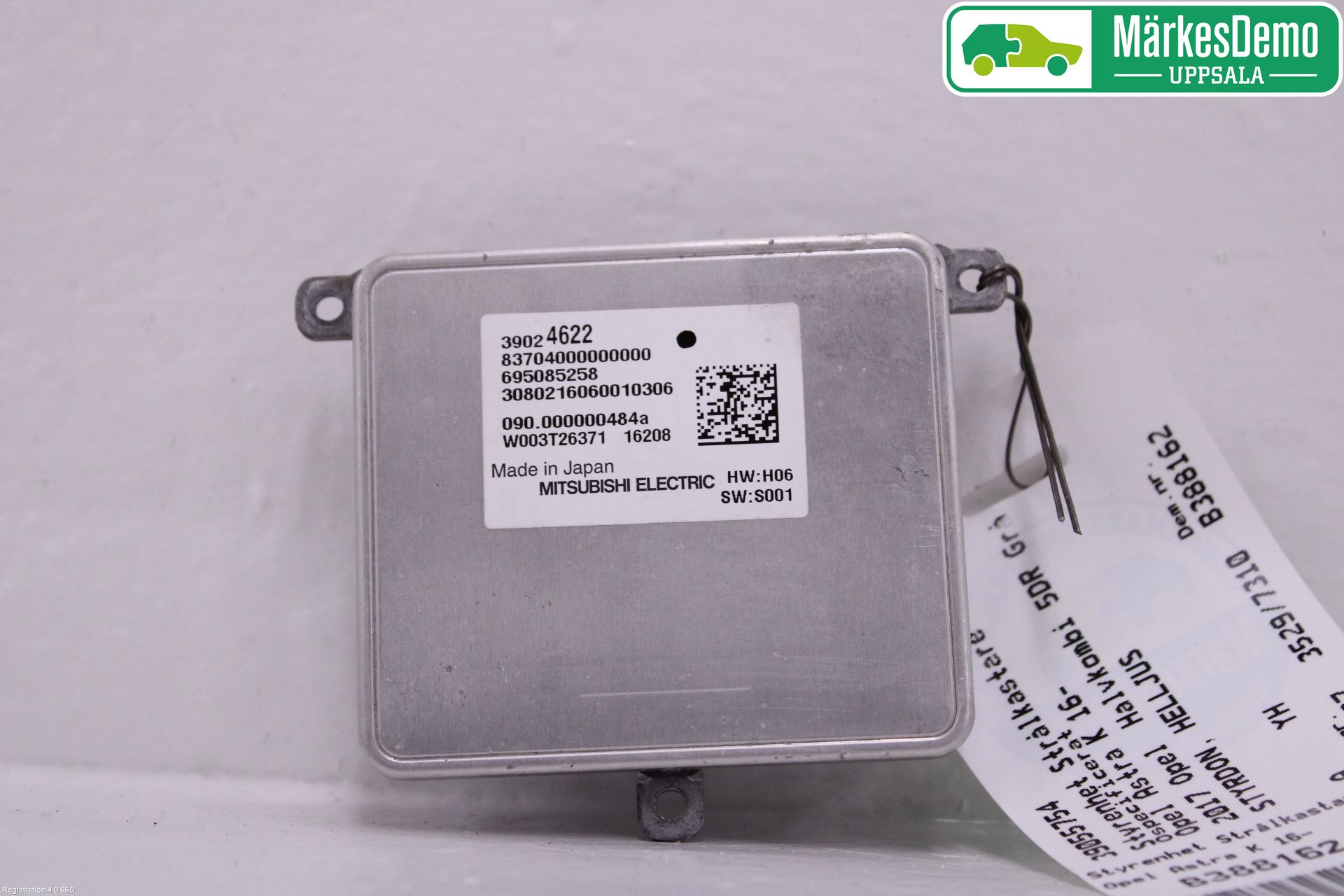 Opel ASTRA K 16-22 Styreenhet Xenon