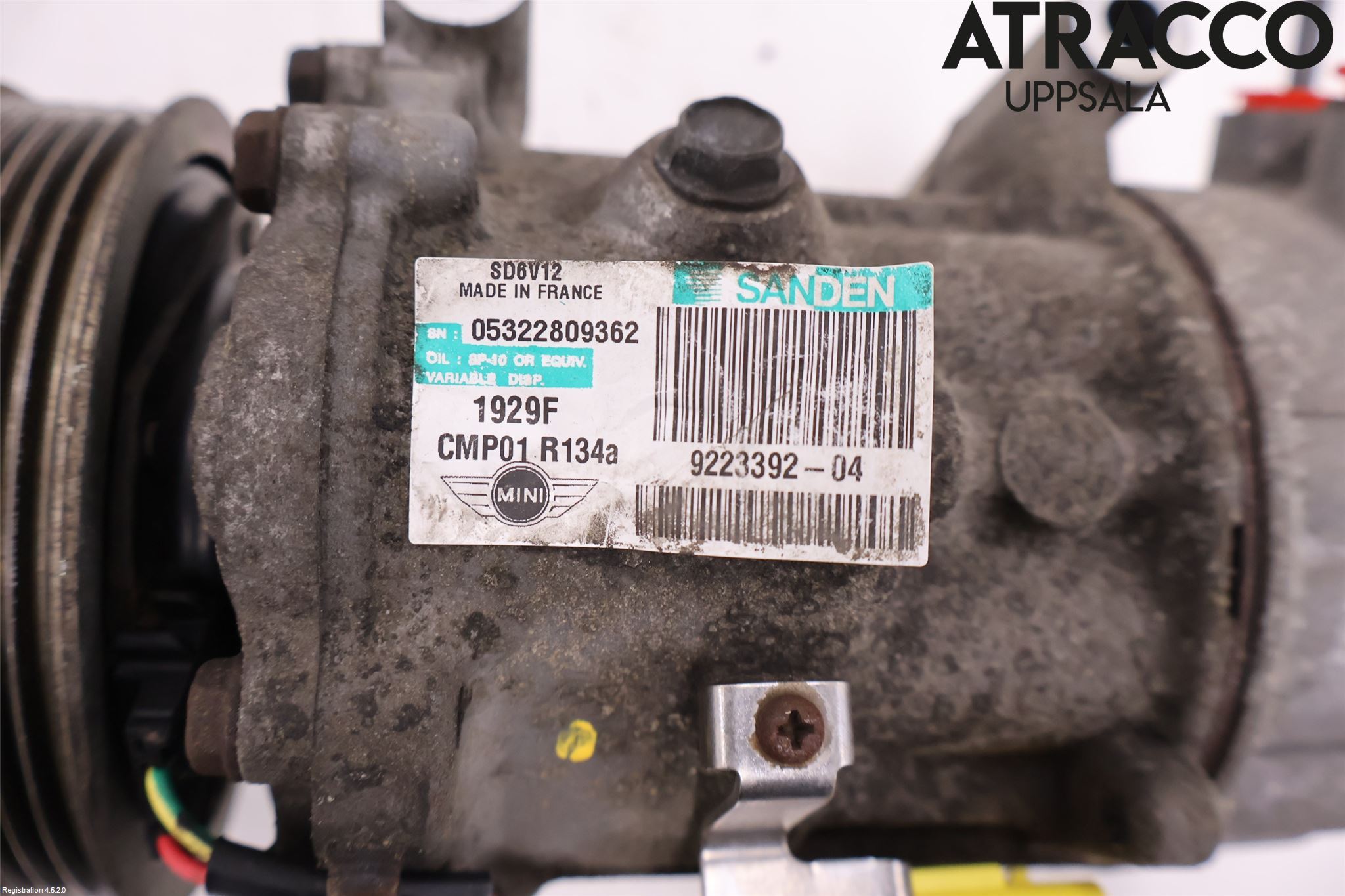 Mini COUNTRYMAN R60 11-16 Varme Ac Kompressor