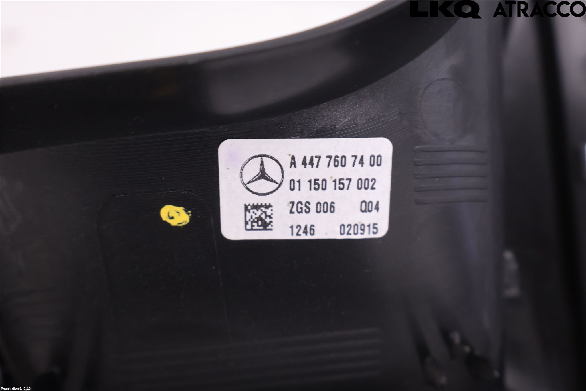 Mercedes-Benz MB VITO/V-KLASS (W640,W447,W448) 14- Innr Dørhandtak V Indre
