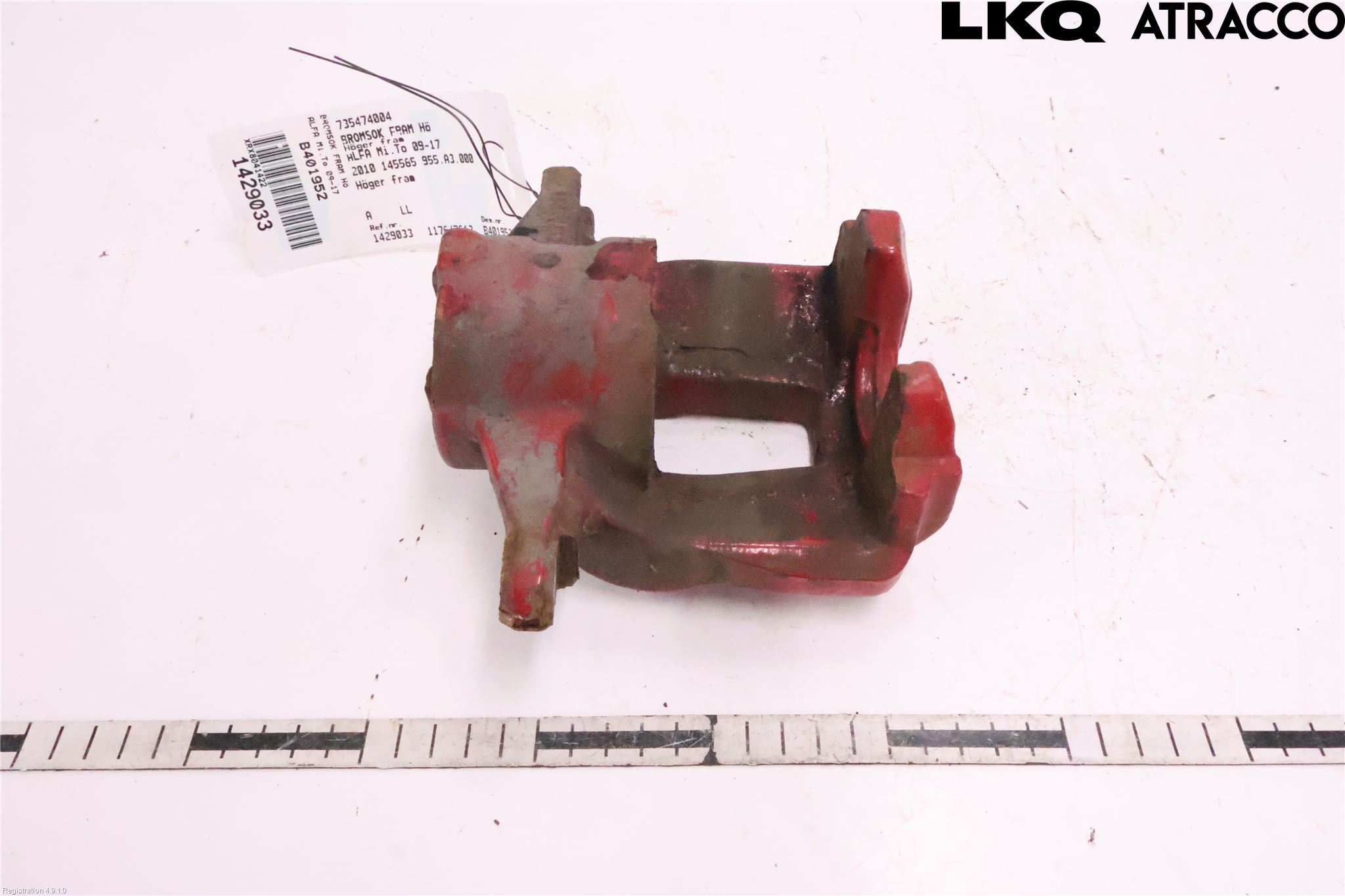 Alfa Mi.To 09-17 Bremsecaliper Foran Høyre