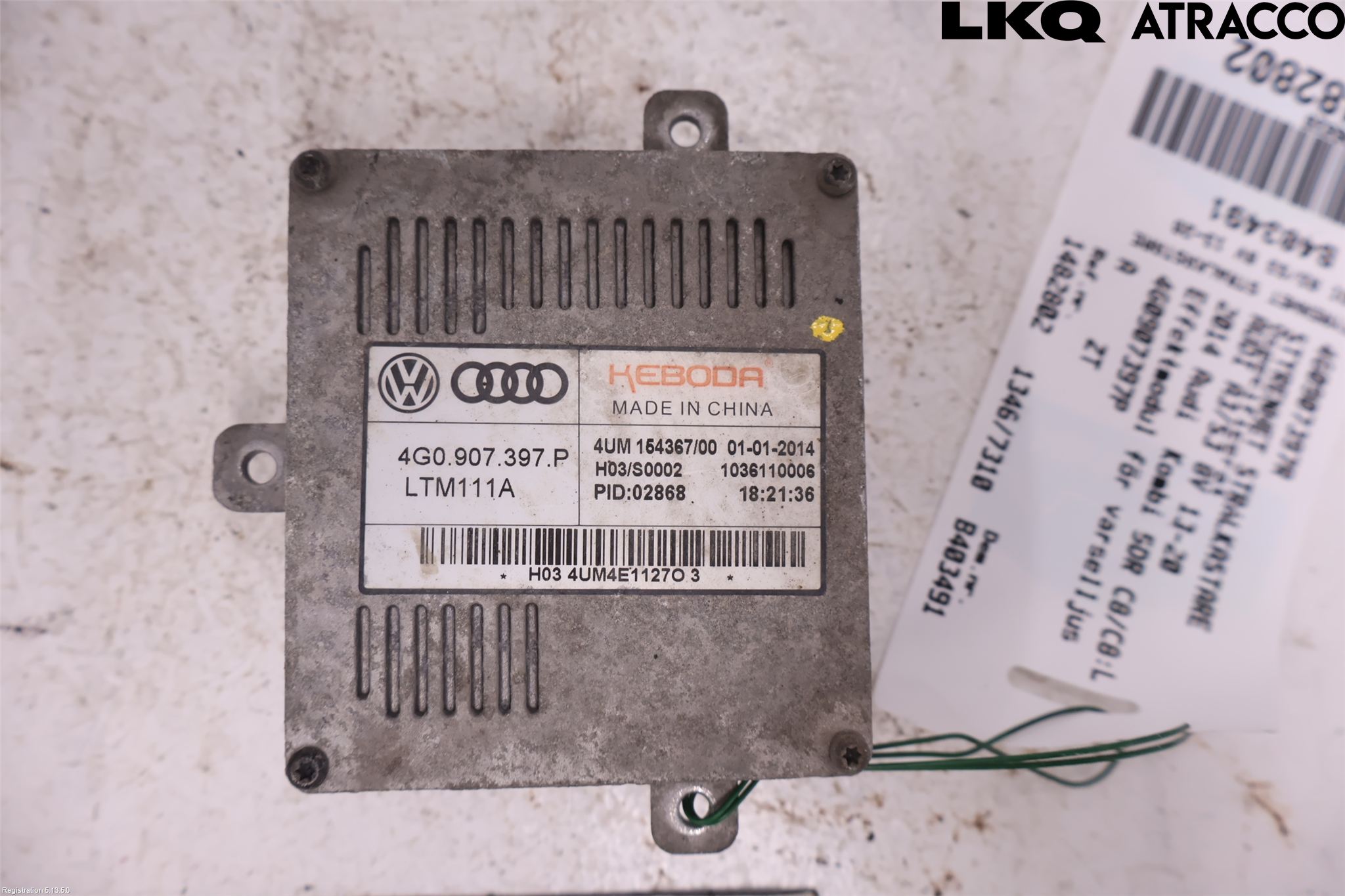 Audi A3/S3 8V 13-20 Styreenhet Xenon