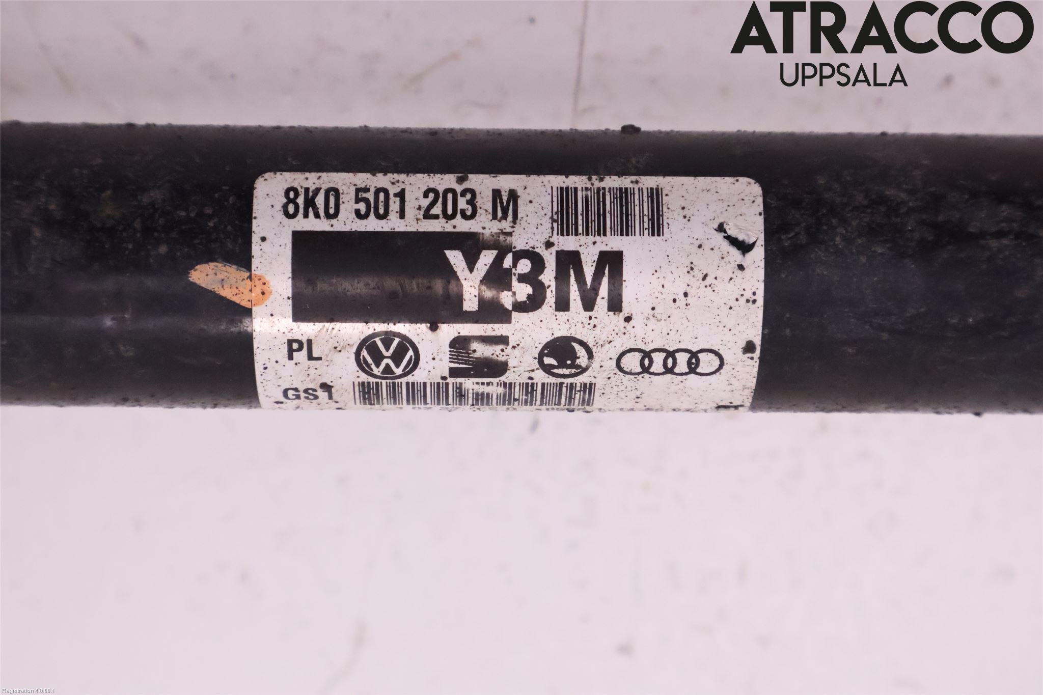Audi A4 ALLROAD 09-16 Drivaksel Bak Kompl Høyre