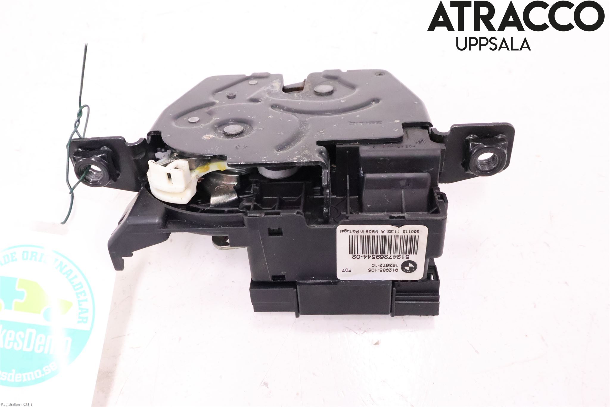 BMW 5 F10/F11/F18 09-17 Bakluke-Lokk Låsekasse
