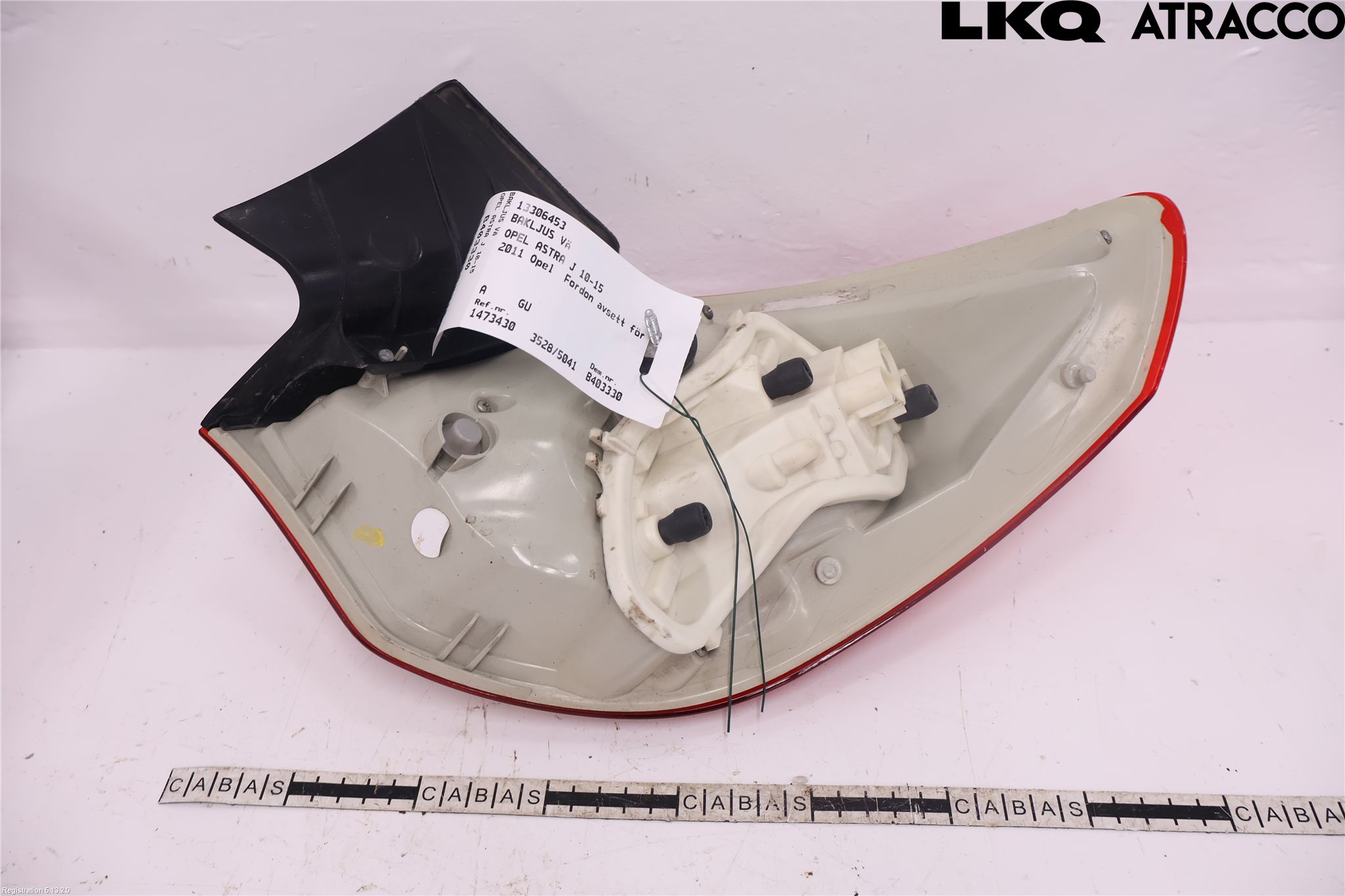 Opel ASTRA J 10-15 Baklykt Venstre