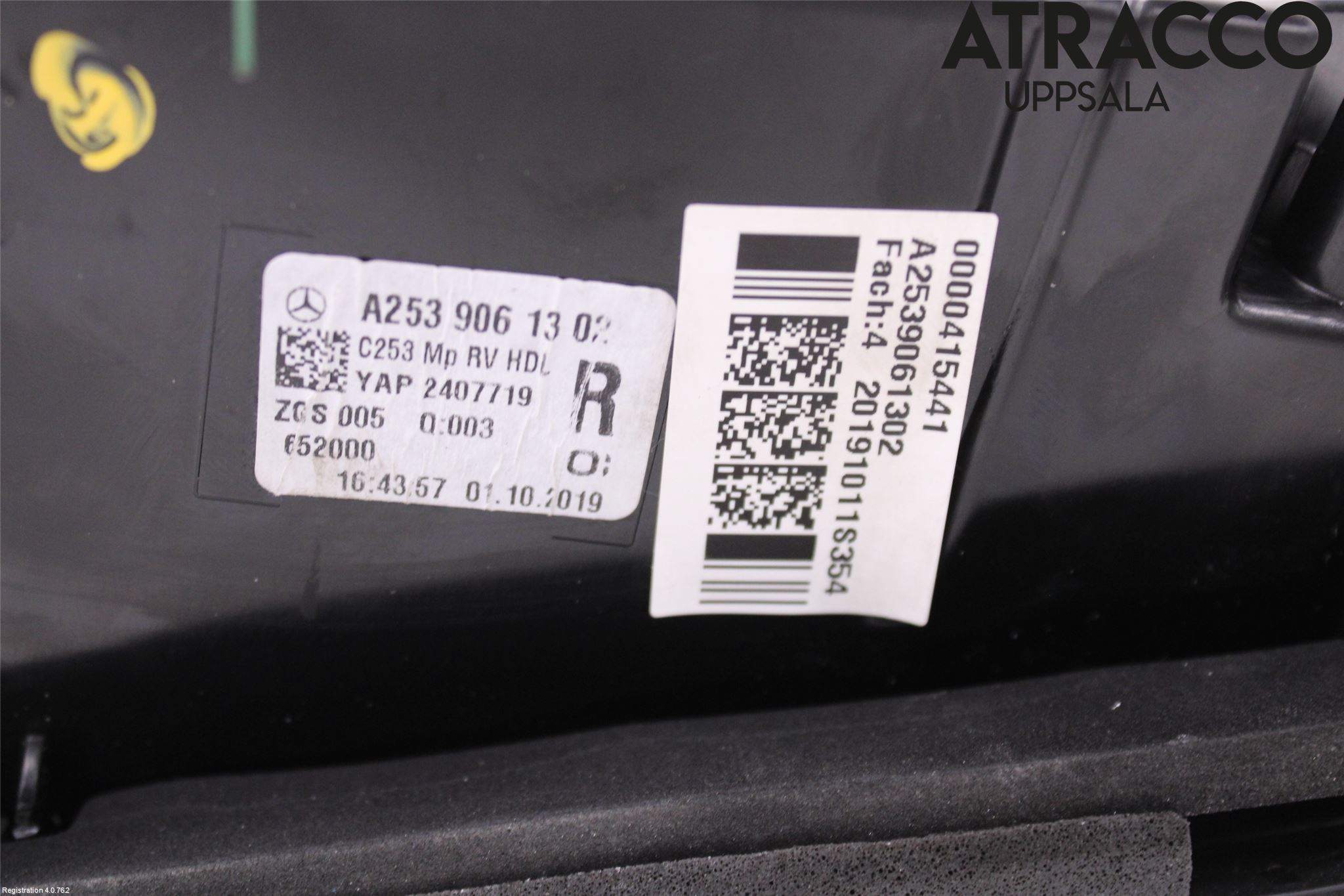 Mercedes-Benz MB GLC-KLASS (X253/C253) 15-22 Baklykt Høyre  På Luke(Indre)