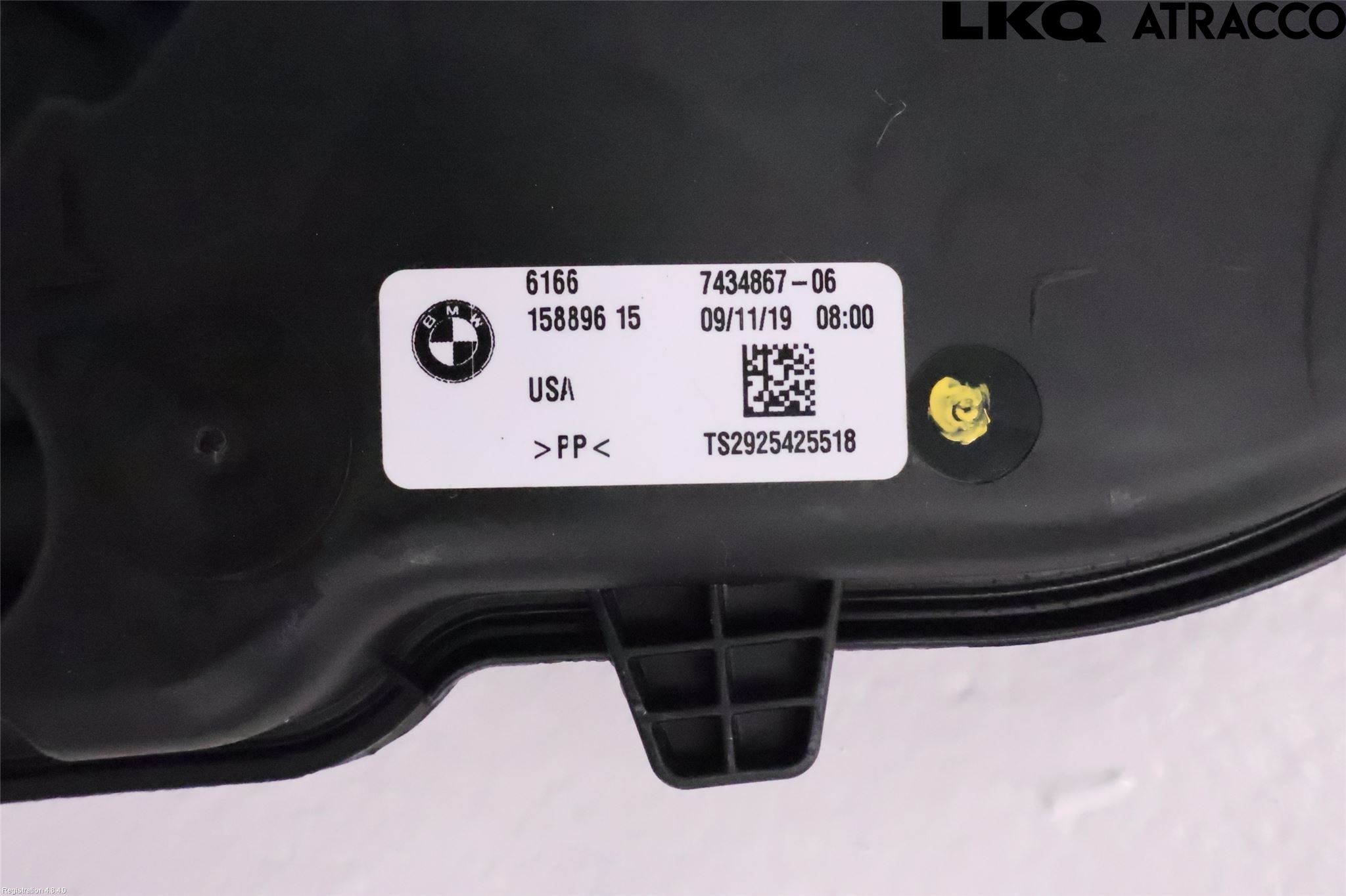BMW X5 G05 18- Spylerbeholder Frontrute-Lykte