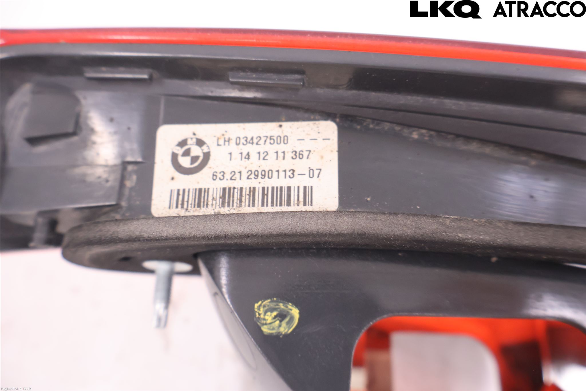 BMW X1 E84 10-15 Baklykt Venstre  På Luke(Indre