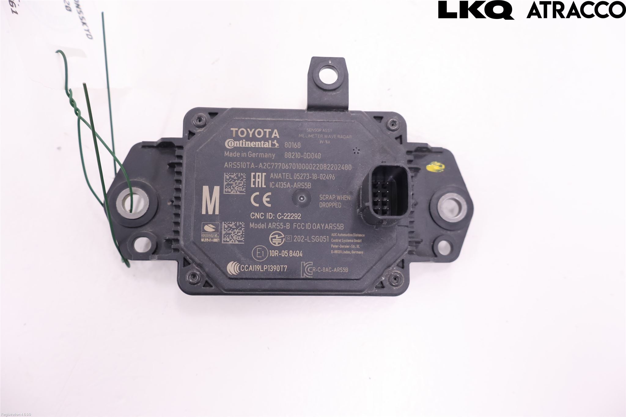 Toyota YARIS XP21 20- Sensor Kollisjonsbeskyttelse
