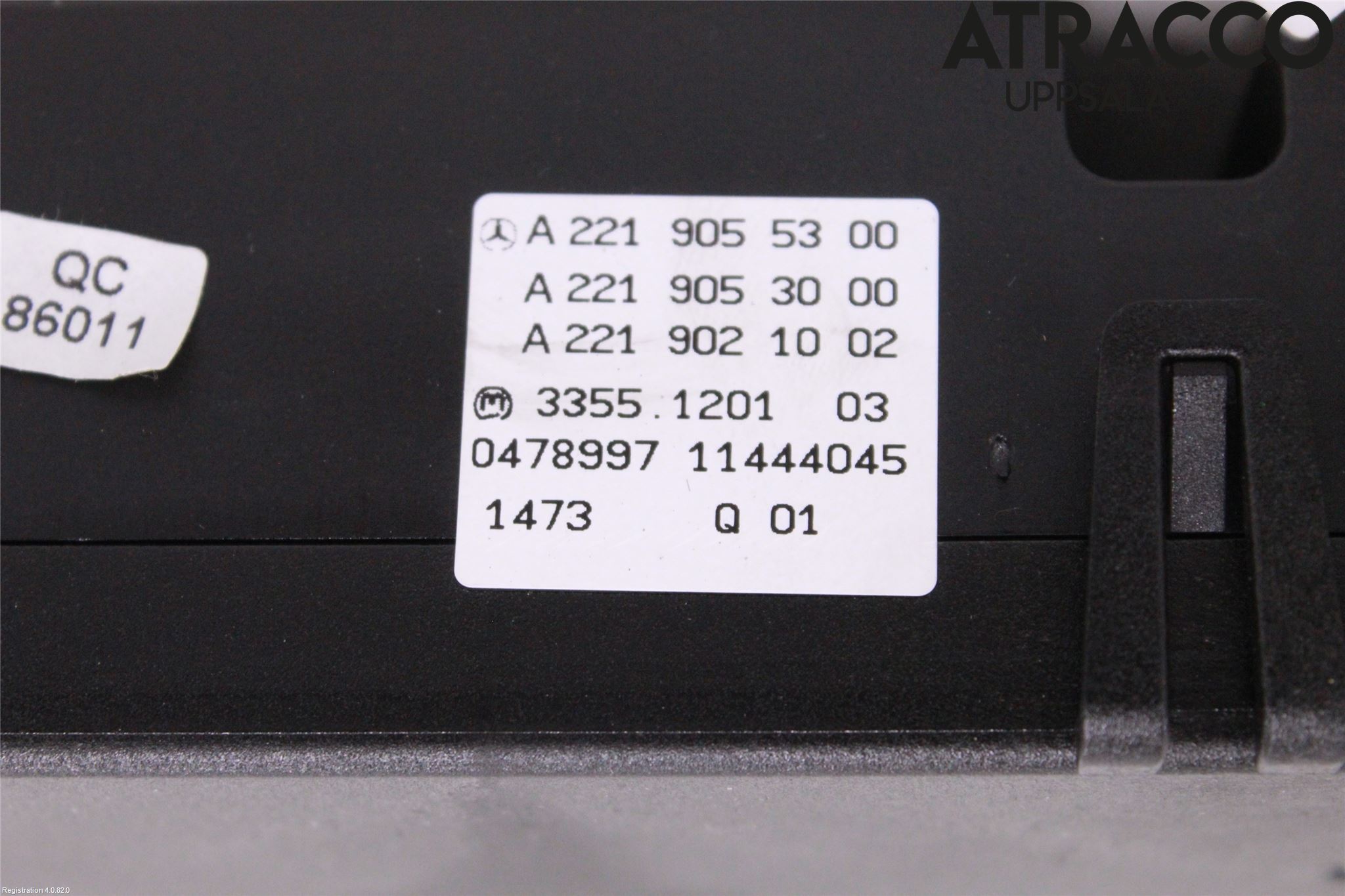 Mercedes-Benz MB S-KLASS (W221) 05-13 Varme Ac Betjening-Display